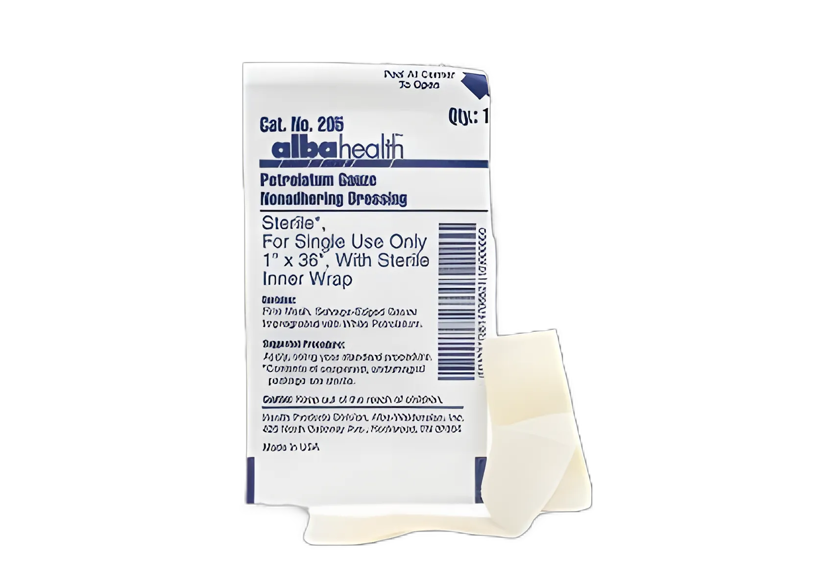 Dukal® Petrolatum Impregnated Gauze Dressing Strip 3 X 18 Inch Sterile for Wound Care