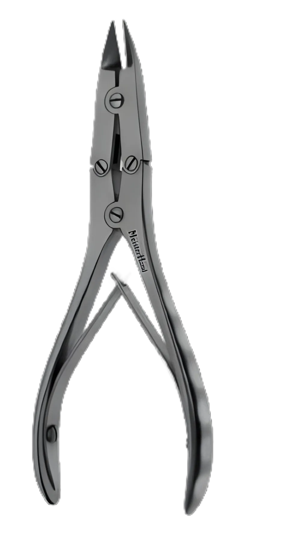 Bone Splitting Forceps MeisterHand® Ruskin-Kleinert-Kutz 6 Inch Length Surgical Grade German Stainless Steel NonSterile NonLocking Plier Handle with Spring Curved