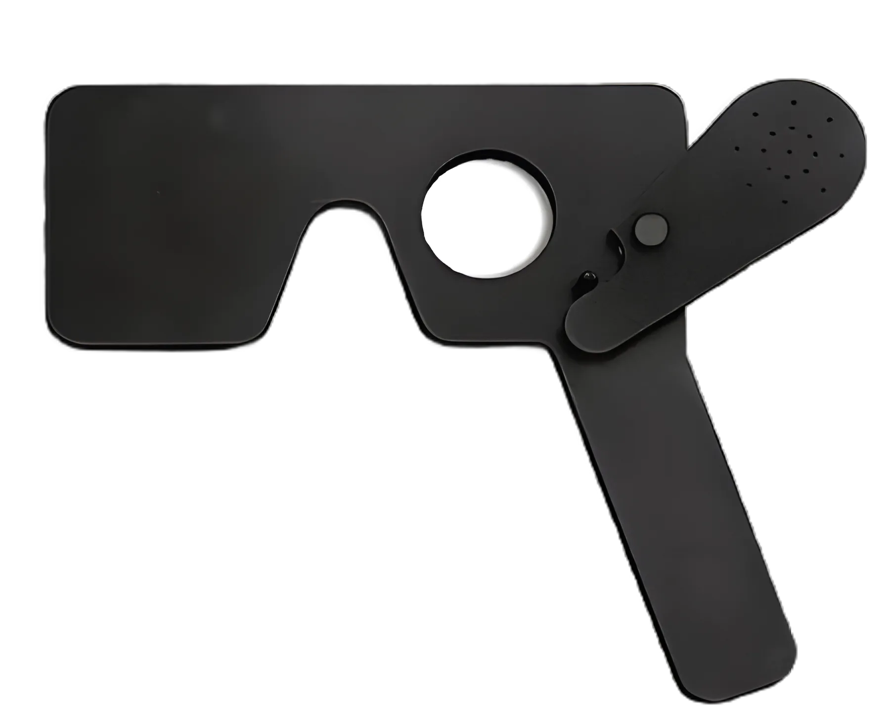 Bernell Mask Occluder Flip Up Style Pinhole Opening Black
