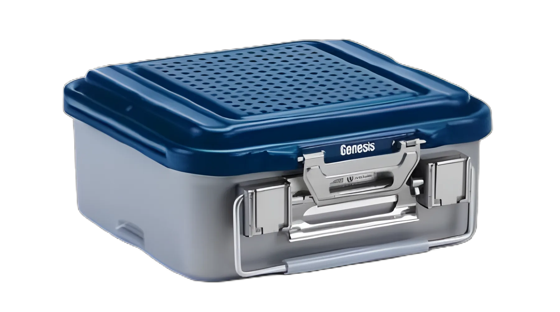 Genesis® Sterilization Container 6 X 12 X 23 Inch - CD3-6B-BLUE by V. Mueller