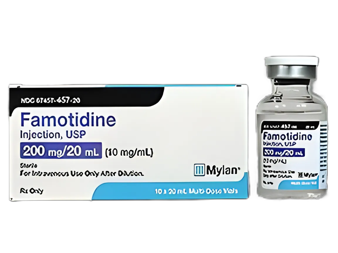 Famotidine 10 mg/mL Injection Multiple-Dose Vial 20 mL by Mylan Pharmaceuticals