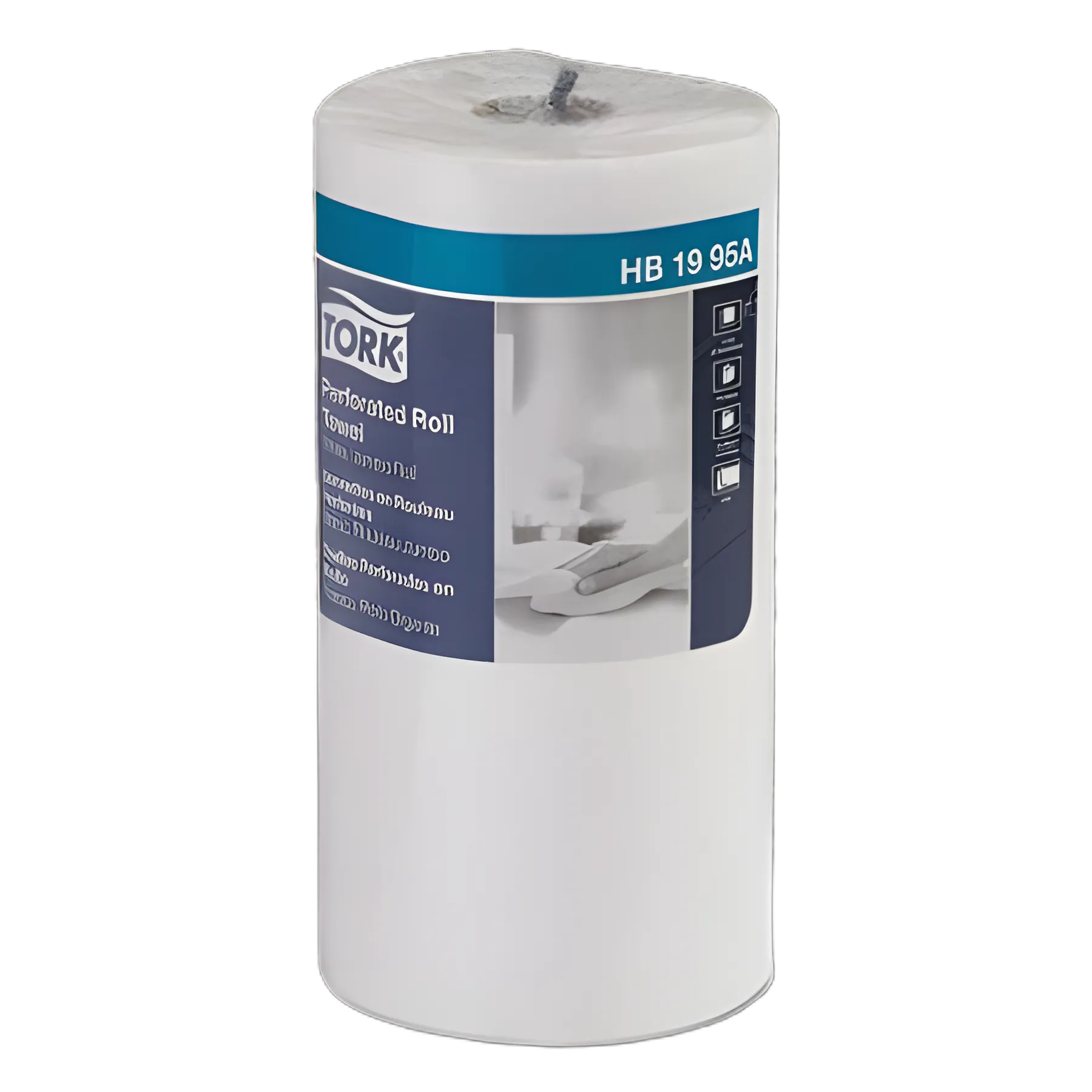 Tork Universal Perforated 2-Ply Kitchen Towel Roll for Medical Facilities - 210 Sheets, White