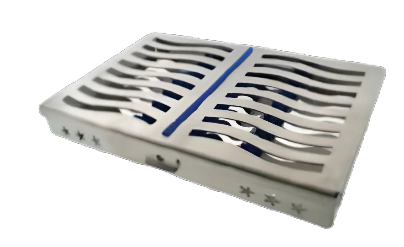 BR Surgical Sterilization Tray 2 X 7 X 11 Inch BR82-71102