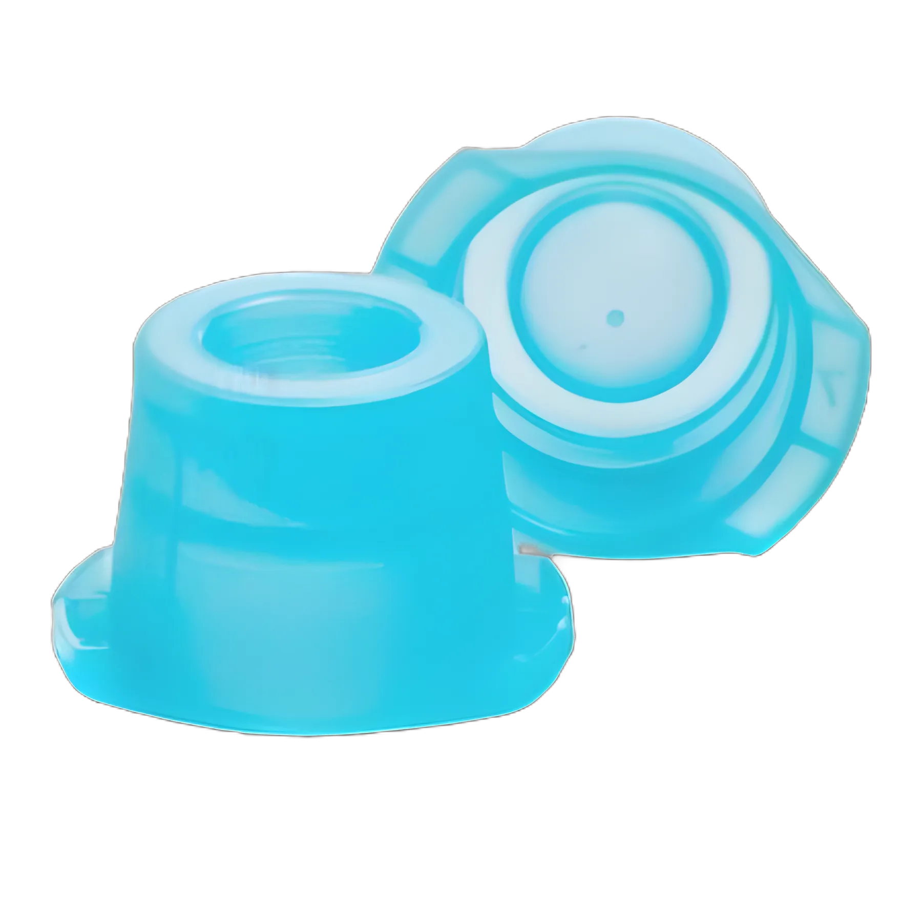 McKesson Universal Snap Cap for Blood Collection Tubes - Polyethylene, Blue, Fits 12mm/13mm/16mm