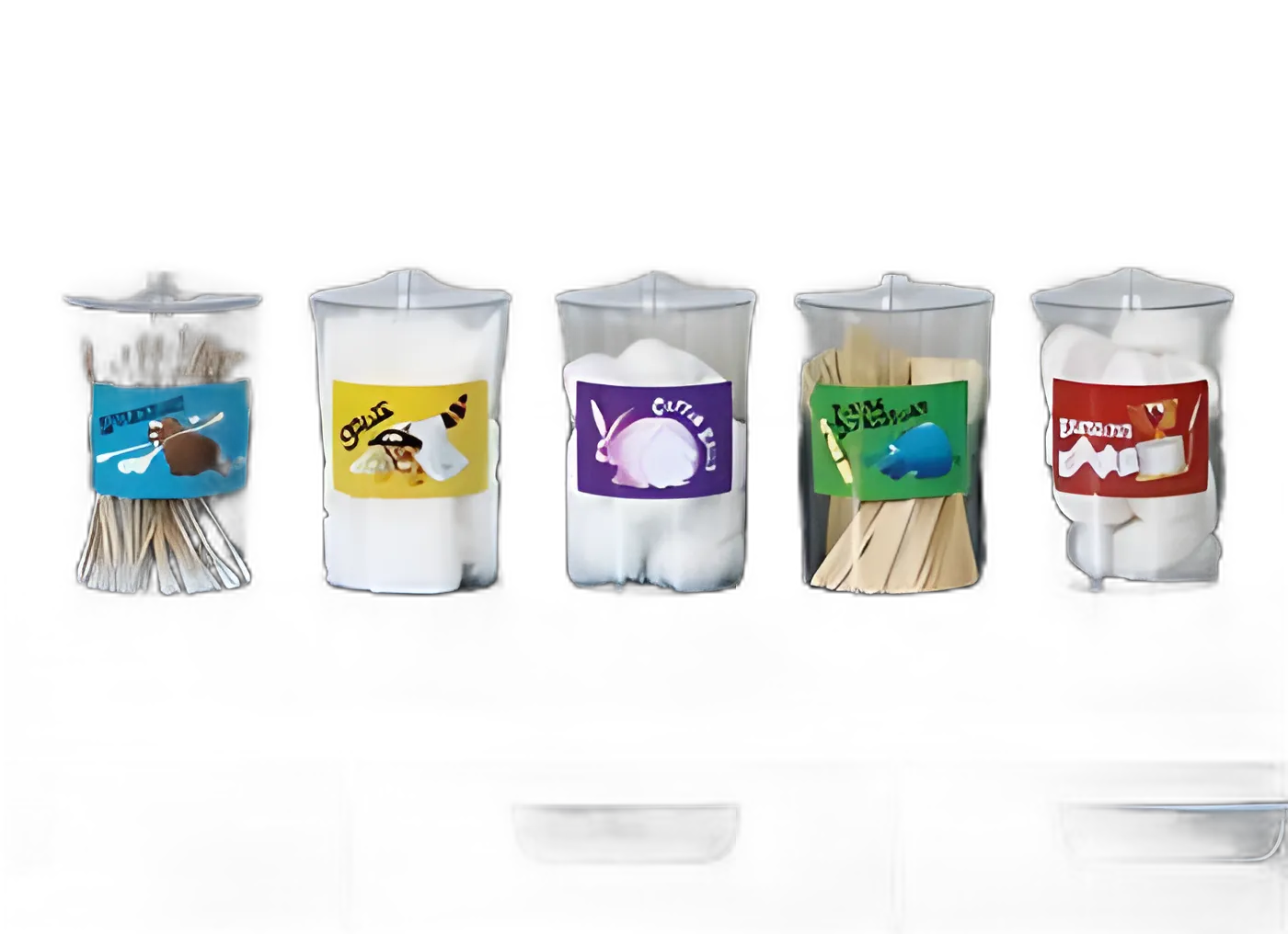 Sundry Jar Clinton Kids™ 4-3/8 X 6-1/2 Inch Plastic Clear 4-3/8 X 6-1/2 Inch