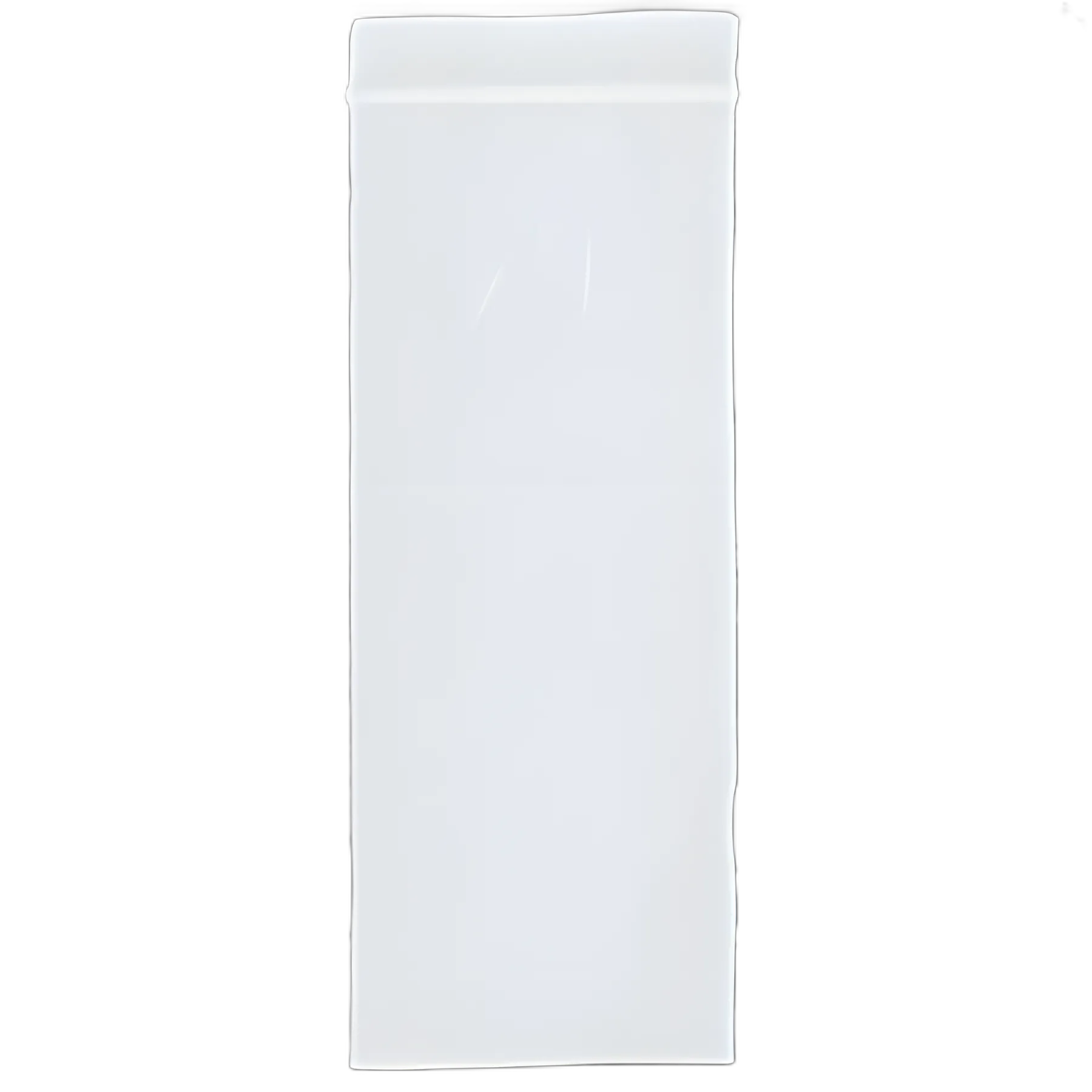 Reclosable Medical Bag 5x12 Inch - Clear Plastic with Zipper Closure
