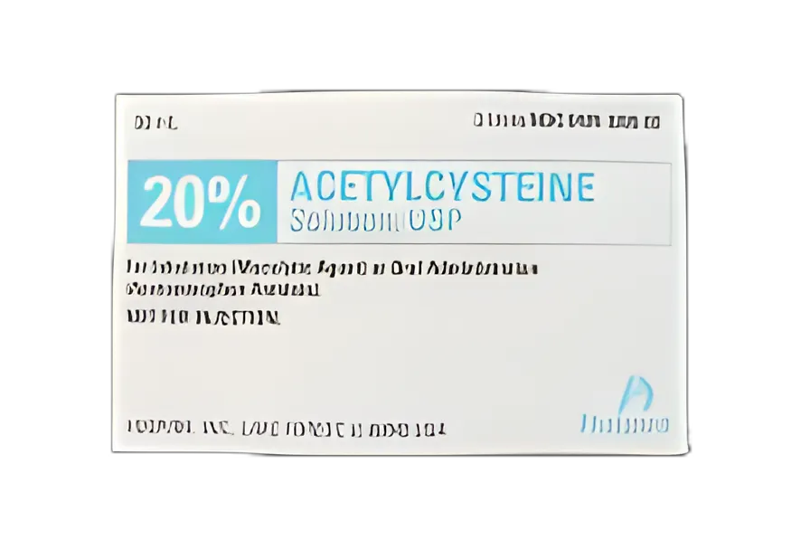 Acetylcysteine, Preservative Free 20%, 200 mg / mL Solution Vial 30 mL - 00409330803