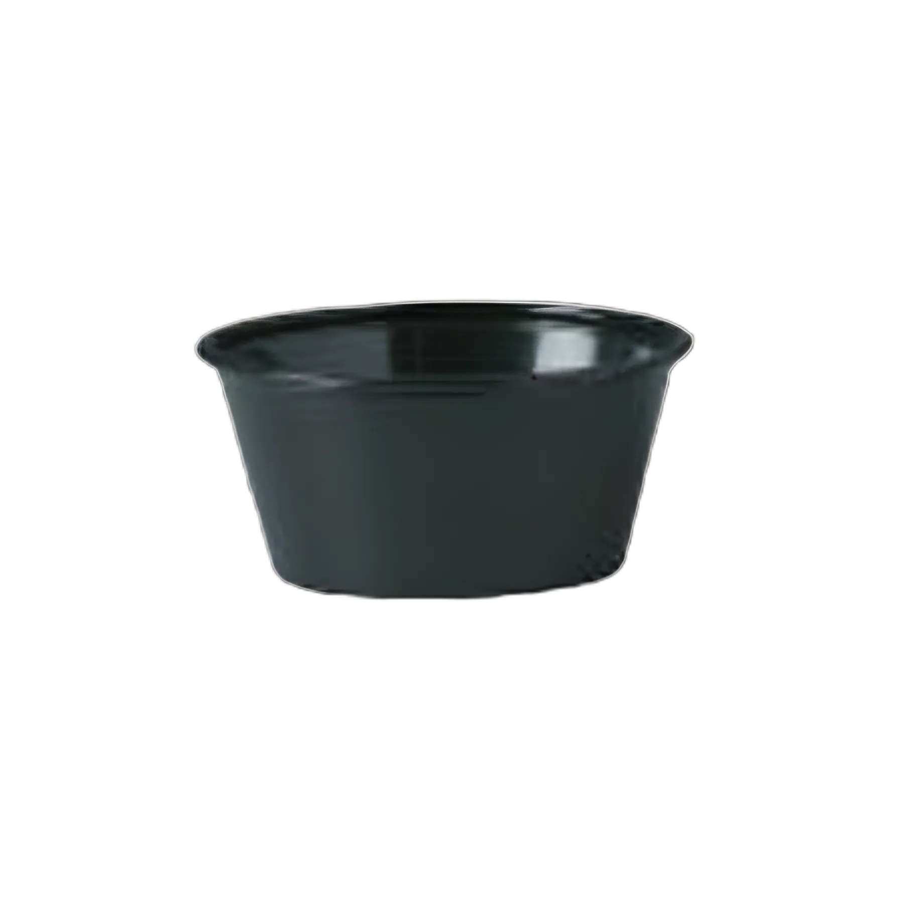 Solo® 3.25 oz Black Disposable Plastic Souffle Cup for Medical and Food Service Use