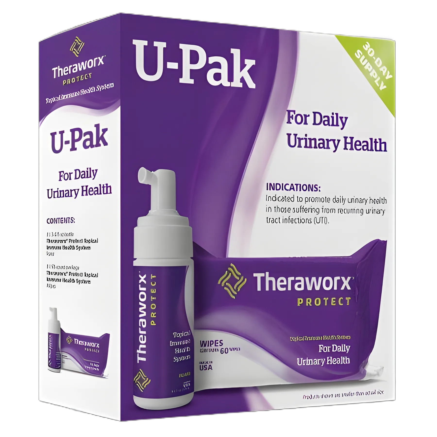 Theraworx® U-Pak Urinary Health Kit - Comprehensive Urogenital Care