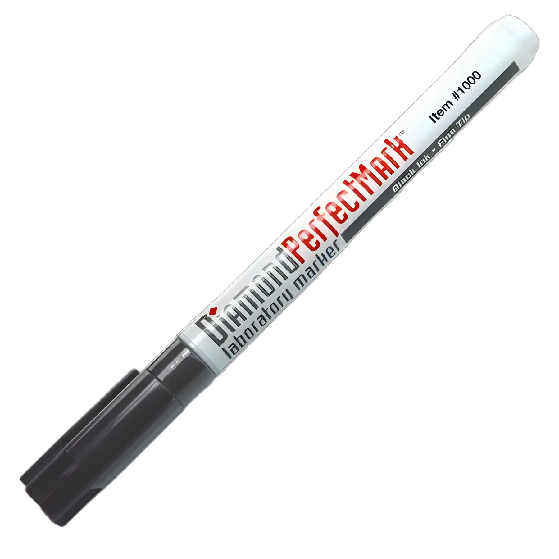 Permanent Marker Diamond PerfectMark™ Black Ink Cap