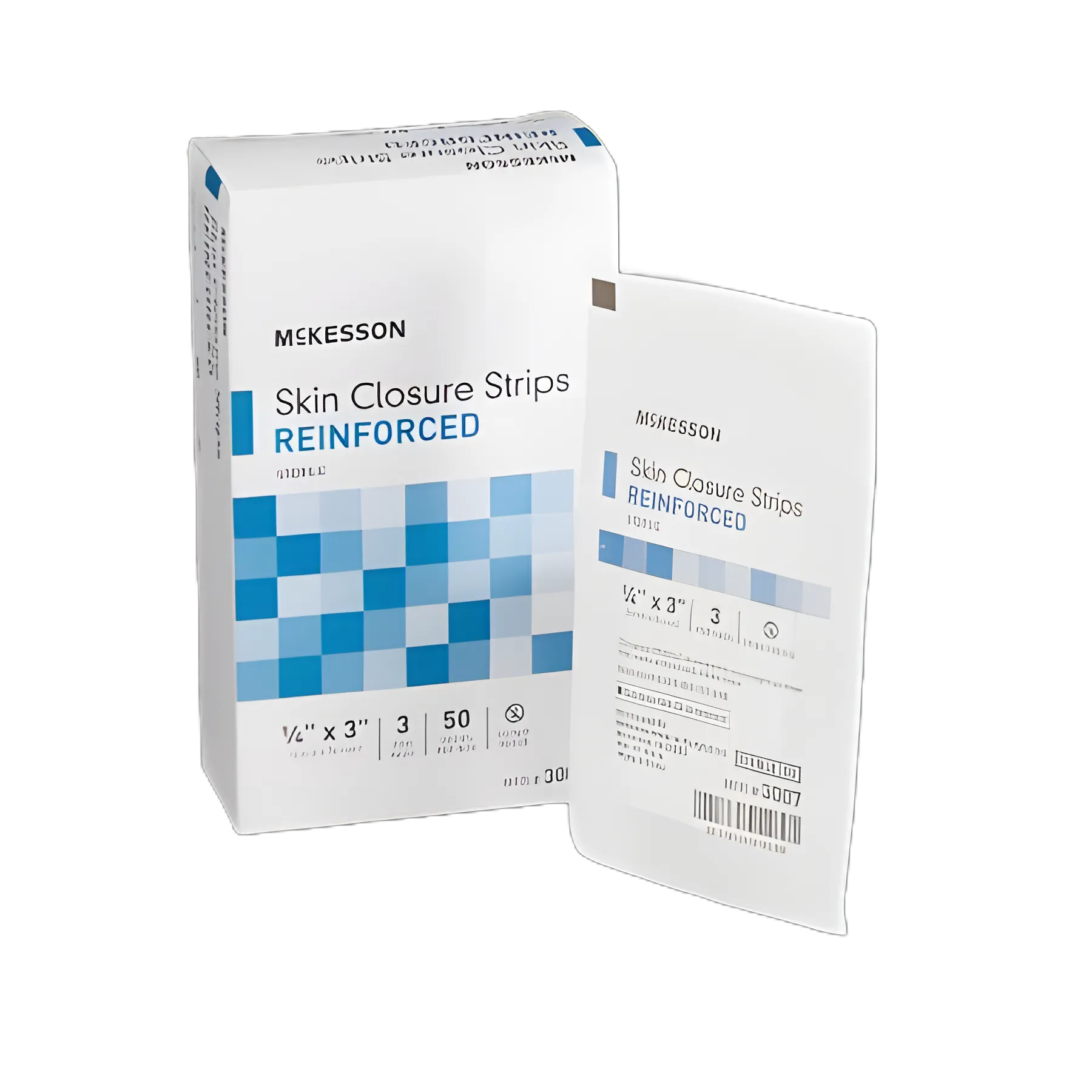 Skin Closure Strip McKesson 1/4 X 3 Inch Nonwoven Material Reinforced Strip White