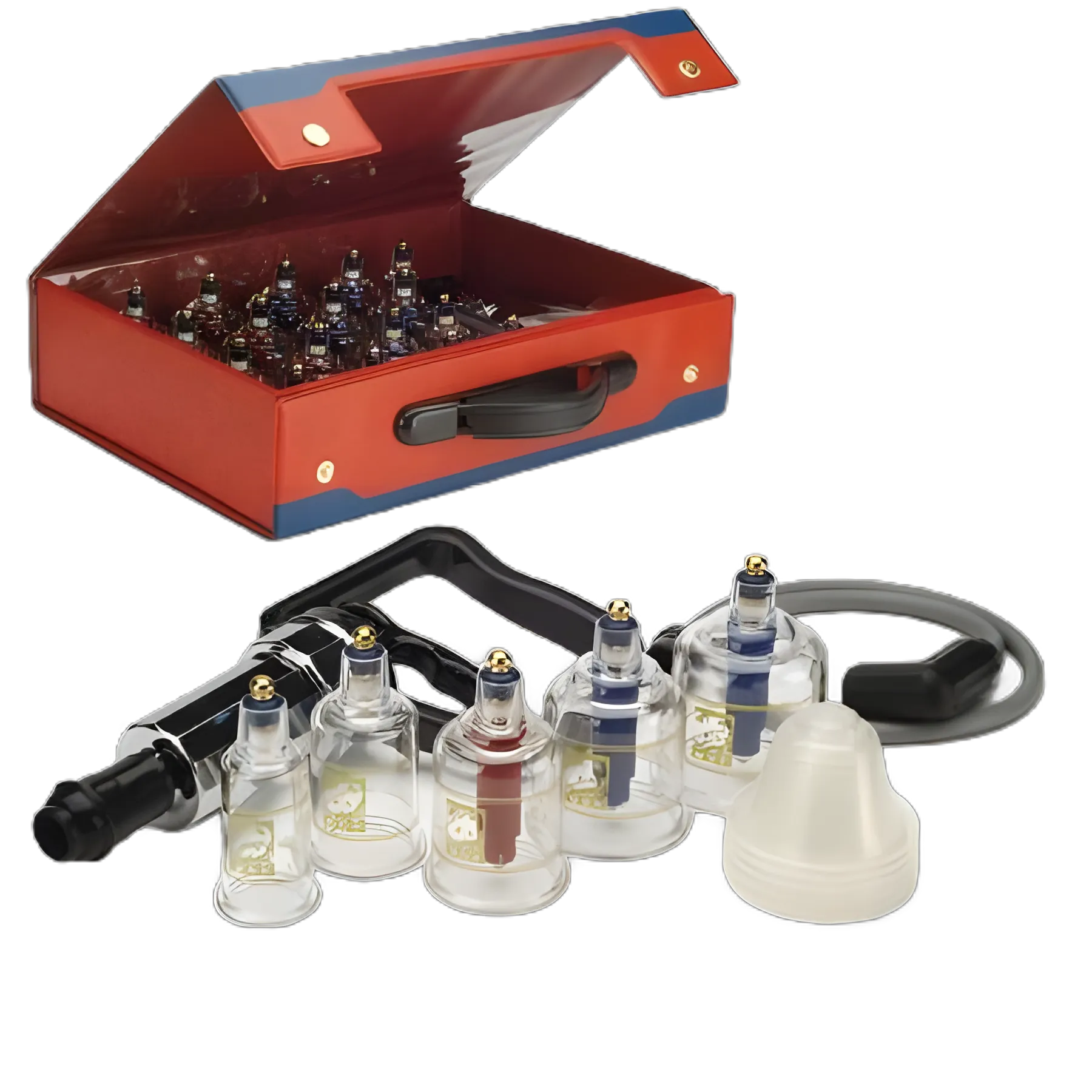 Acu-Mag Magnetic Cup Set for Physical Therapy and Pain Relief