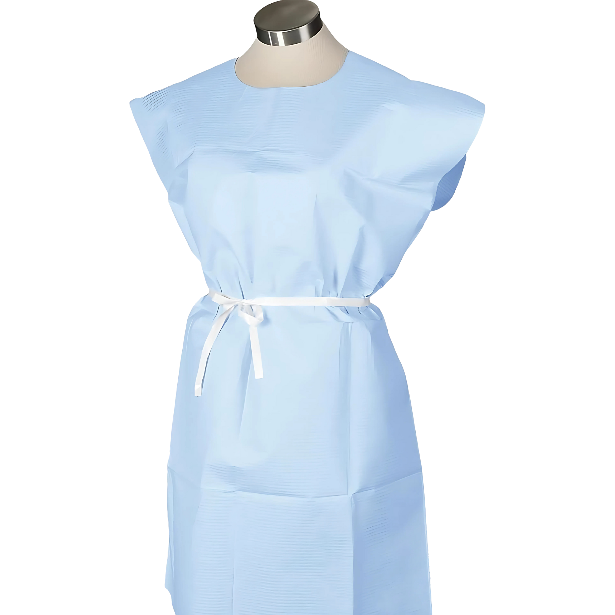 Patient Exam Gown One Size Fits Most Blue Disposable - 813