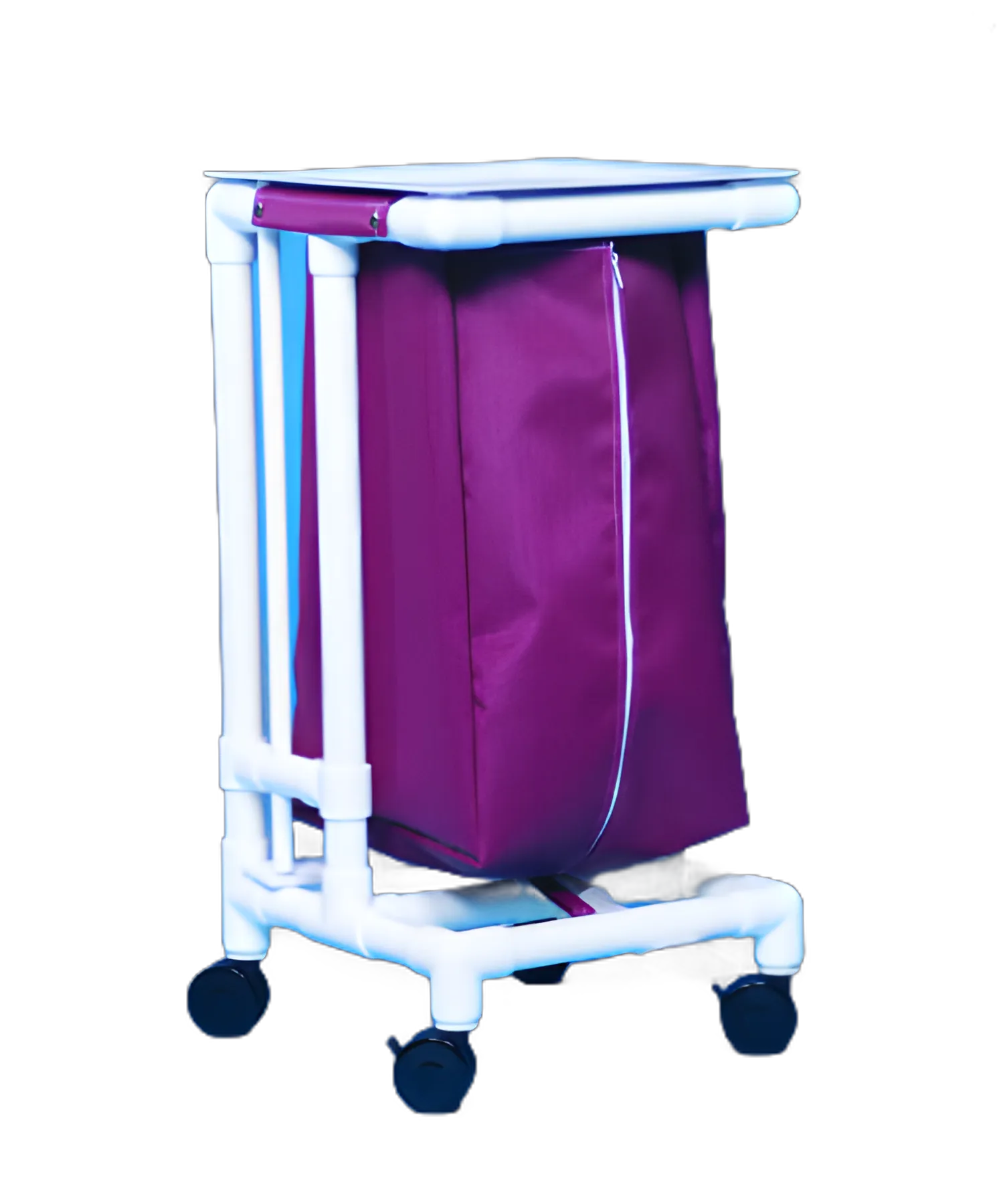 Single Hamper with Bag Classic 4 Casters 39 gal. - LH-21-ZF MESH - 6