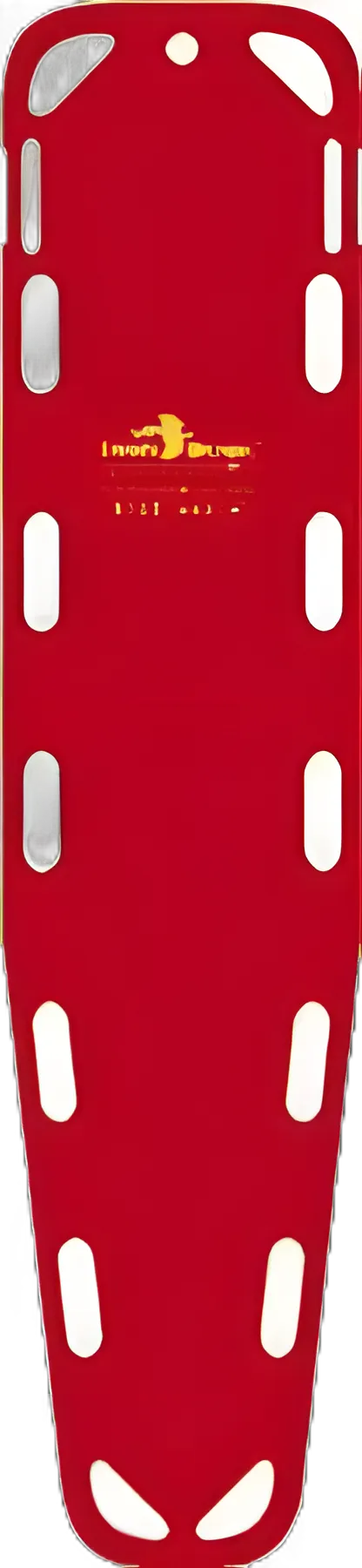Base Backboard 400 lbs. Weight Capacity Red High Density Polyethylene - 35850-RD