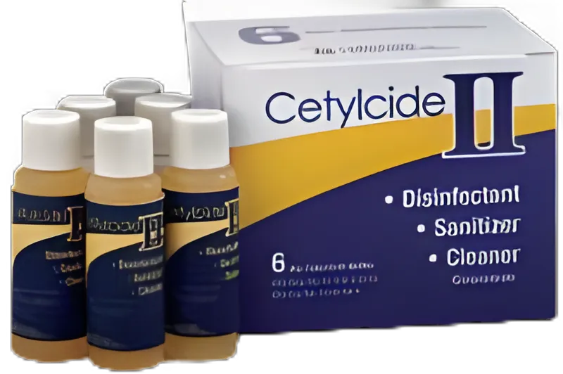 Cetylcide-II Quaternary Based Surface Disinfectant - 0.5 oz Lemon Scent