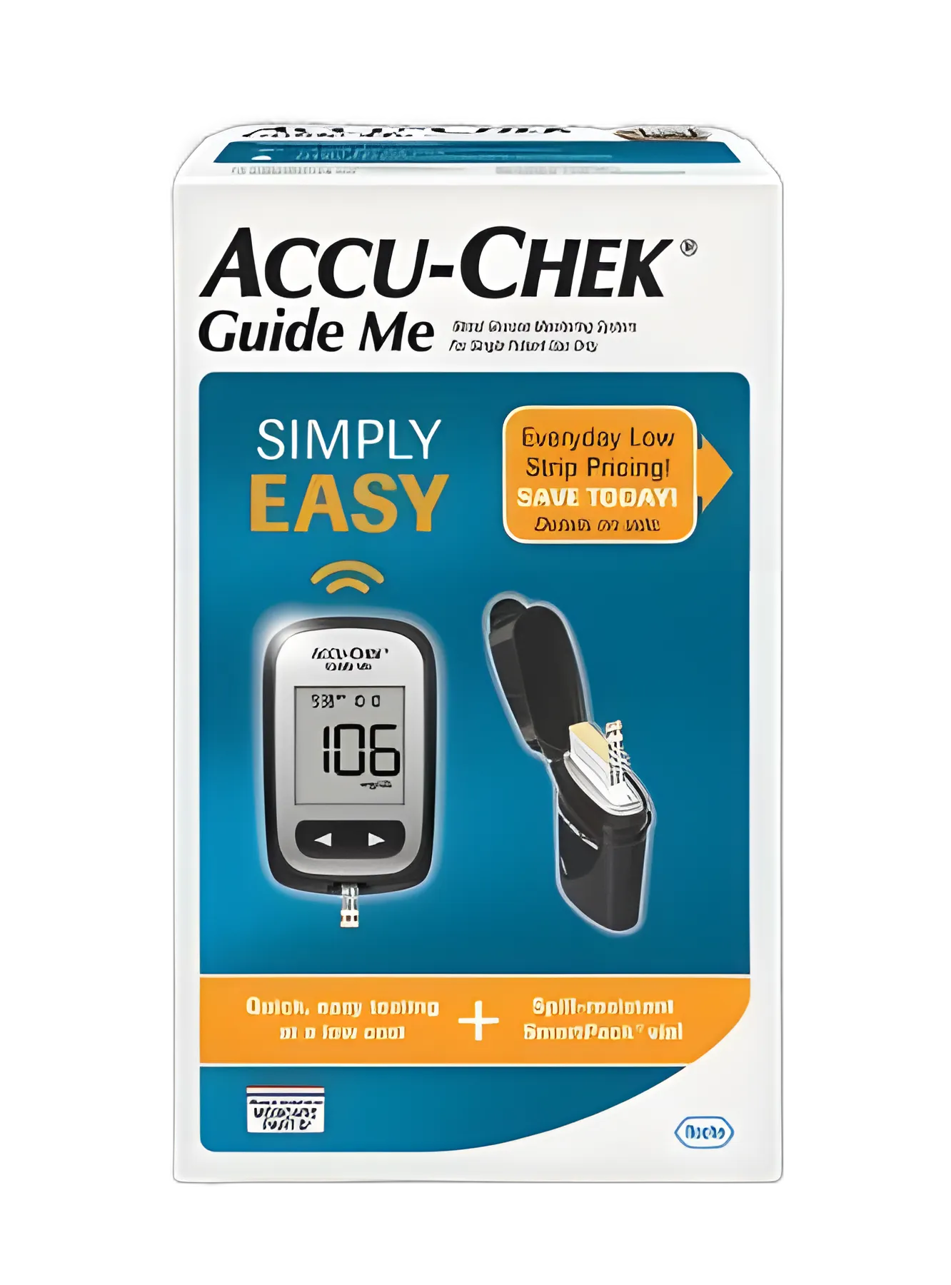 Accu-Chek Guide Blood Glucose Monitoring System - Fast, No-Coding Required