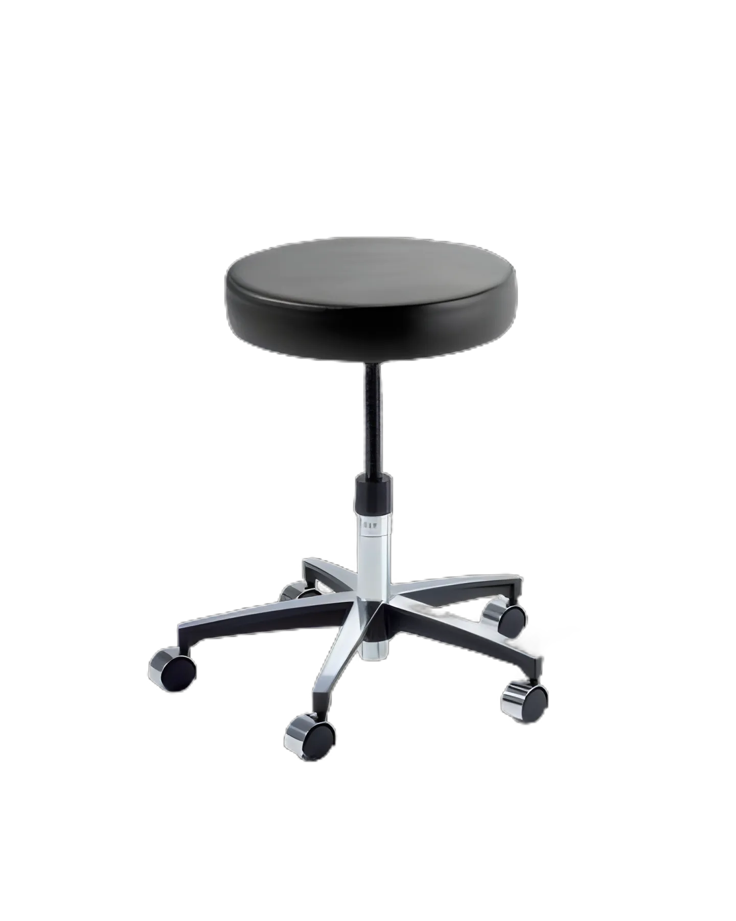 Ritter 274 Classic Series Manual Screw Adjust Stool with 5 Casters - Deep Earth