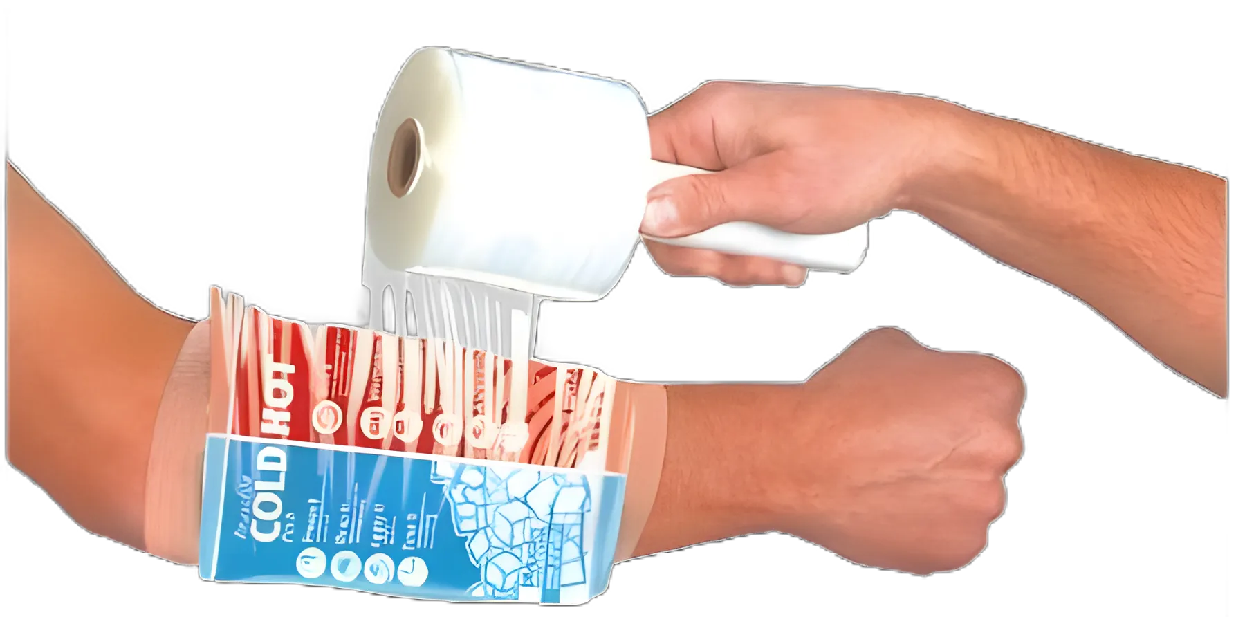 EZ-WRAP™ Clear Plastic Wrap 4 Inch X 333 Yard for Medical Use by Mueller Sports Medicine