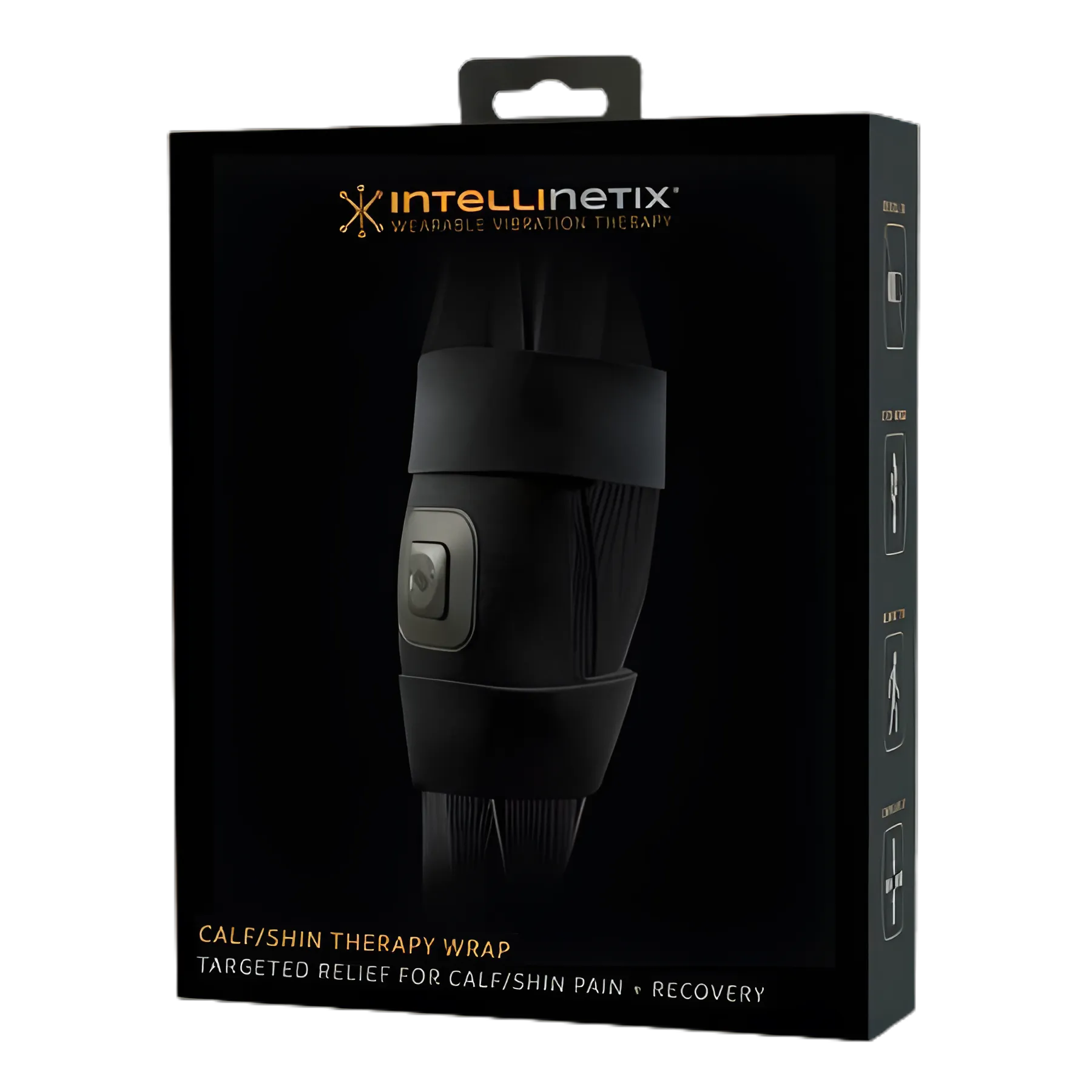 Intellinetix Calf/Shin Vibration Therapy Wrap for Pain Relief & Recovery