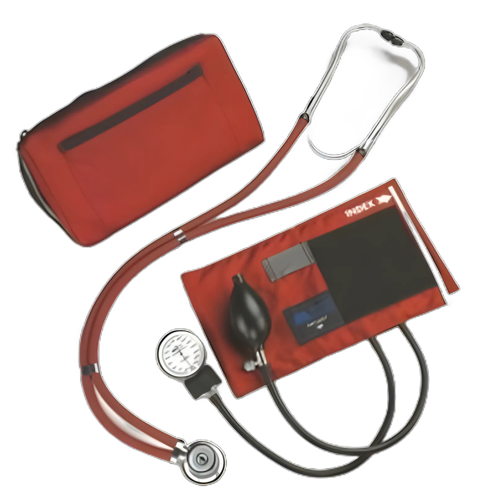 Reusable Aneroid / Stethoscope Set Match Mates® Adult Cuff Dual Head Sprague Stethoscope Pocket Aneroid - 01-360-081