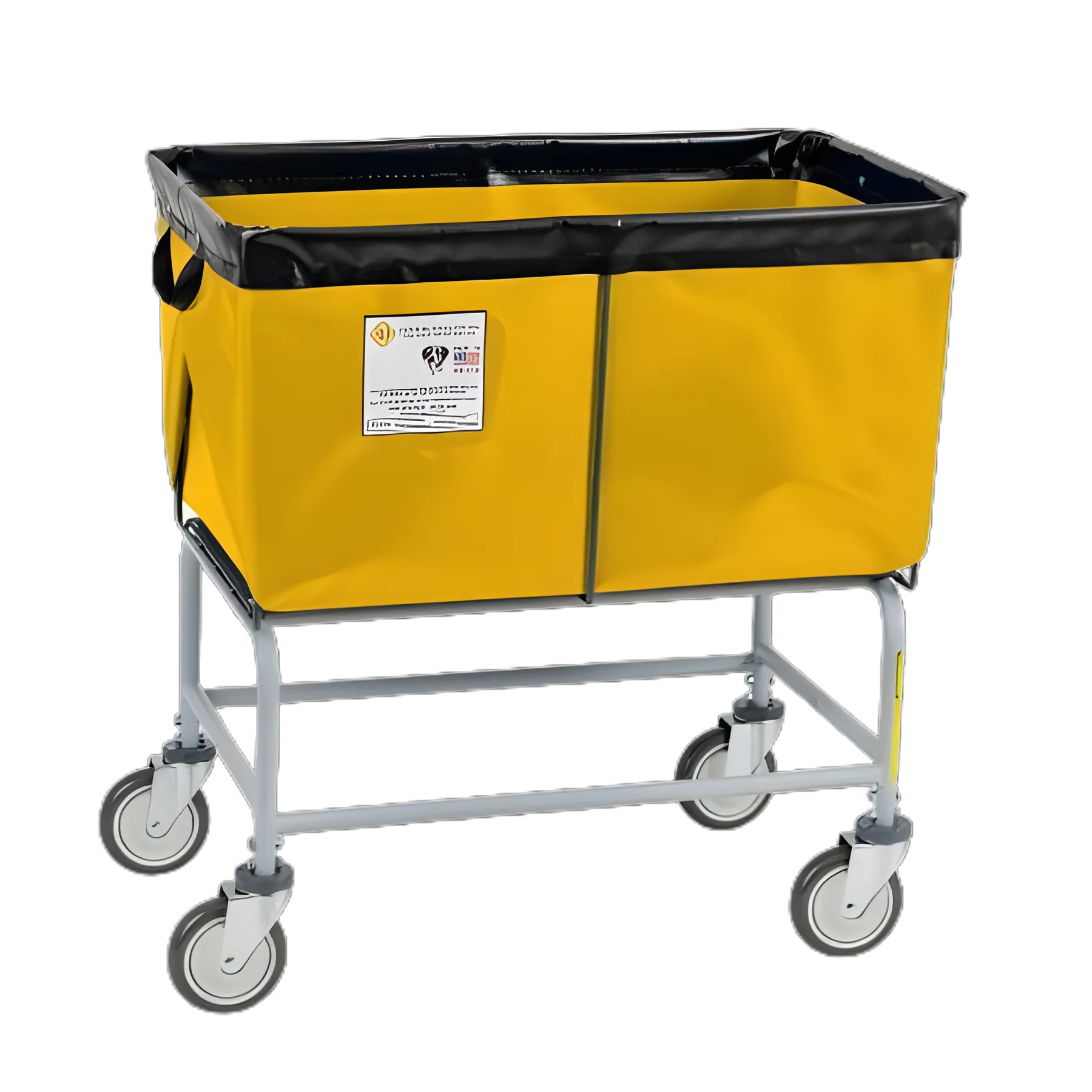 Elevated Basket Truck 4 Bushel Capacity Tubular Steel 5 Inch Clean Wheel System™ Casters