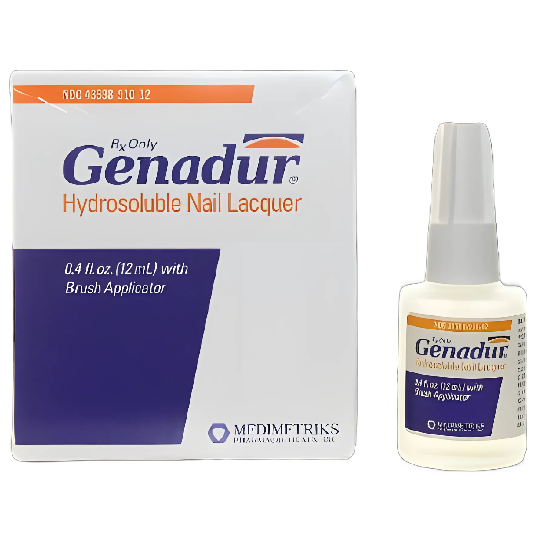 Genadur® Nail Lacquer Nail Lacquer Diethylene Glycol / Equisetum Arvense Extract / Ethanol / Hydroxypropyl Chitosan / MSM Liquid Bottle 12 mL