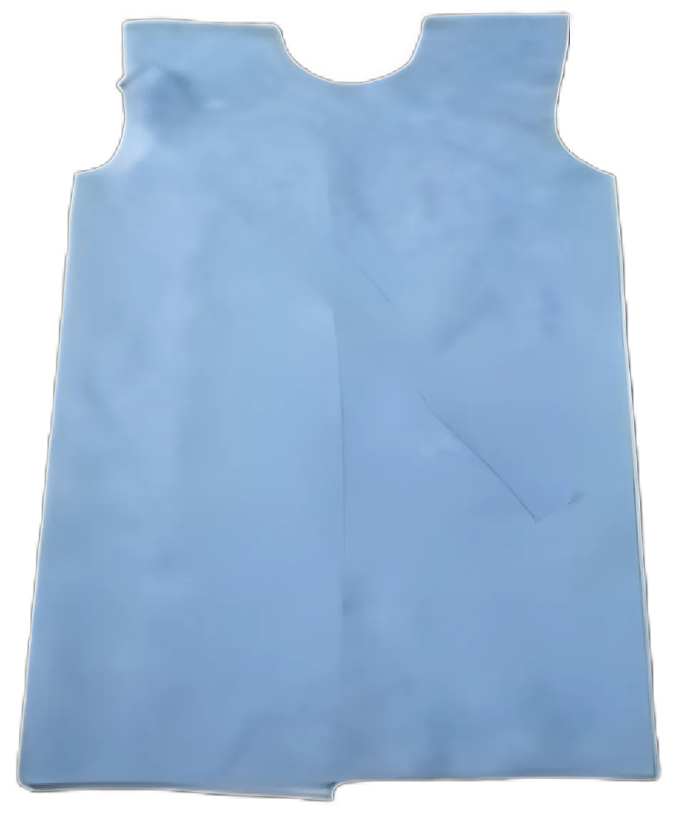 Patient Exam Gown Premium 2X-Large Blue Disposable