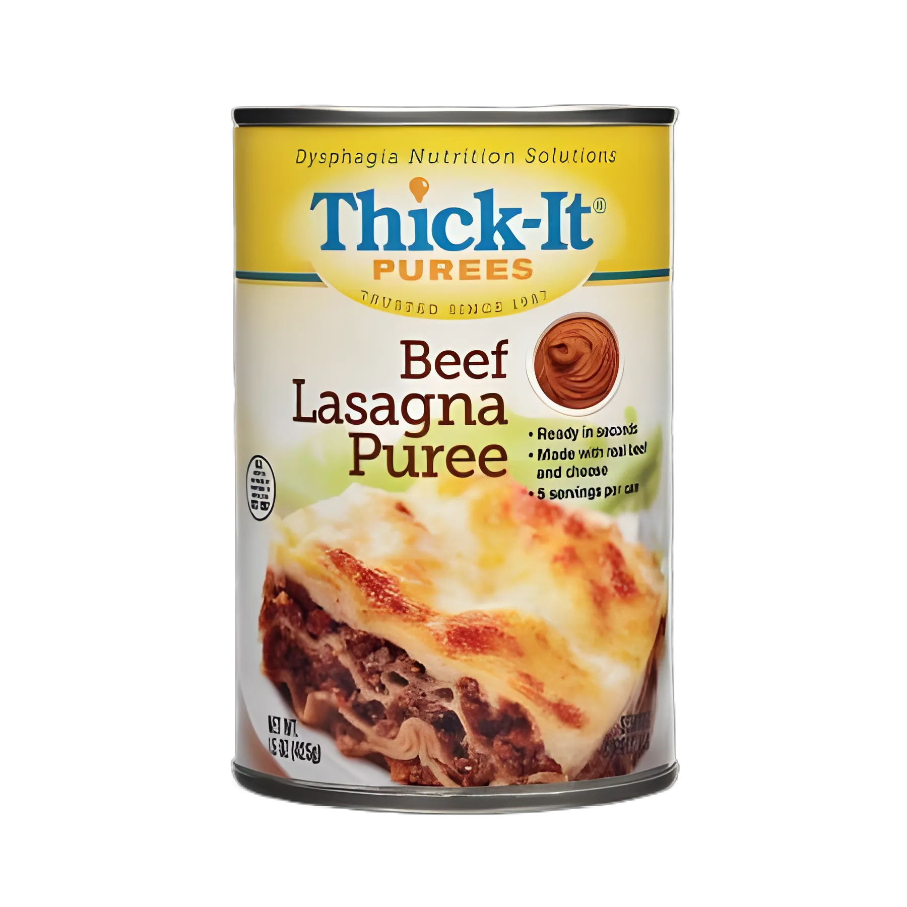 Thickened Food Thick-It® 15 oz. Can Beef Lasagna Flavor Puree IDDSI Level 4 Extremely Thick/Pureed