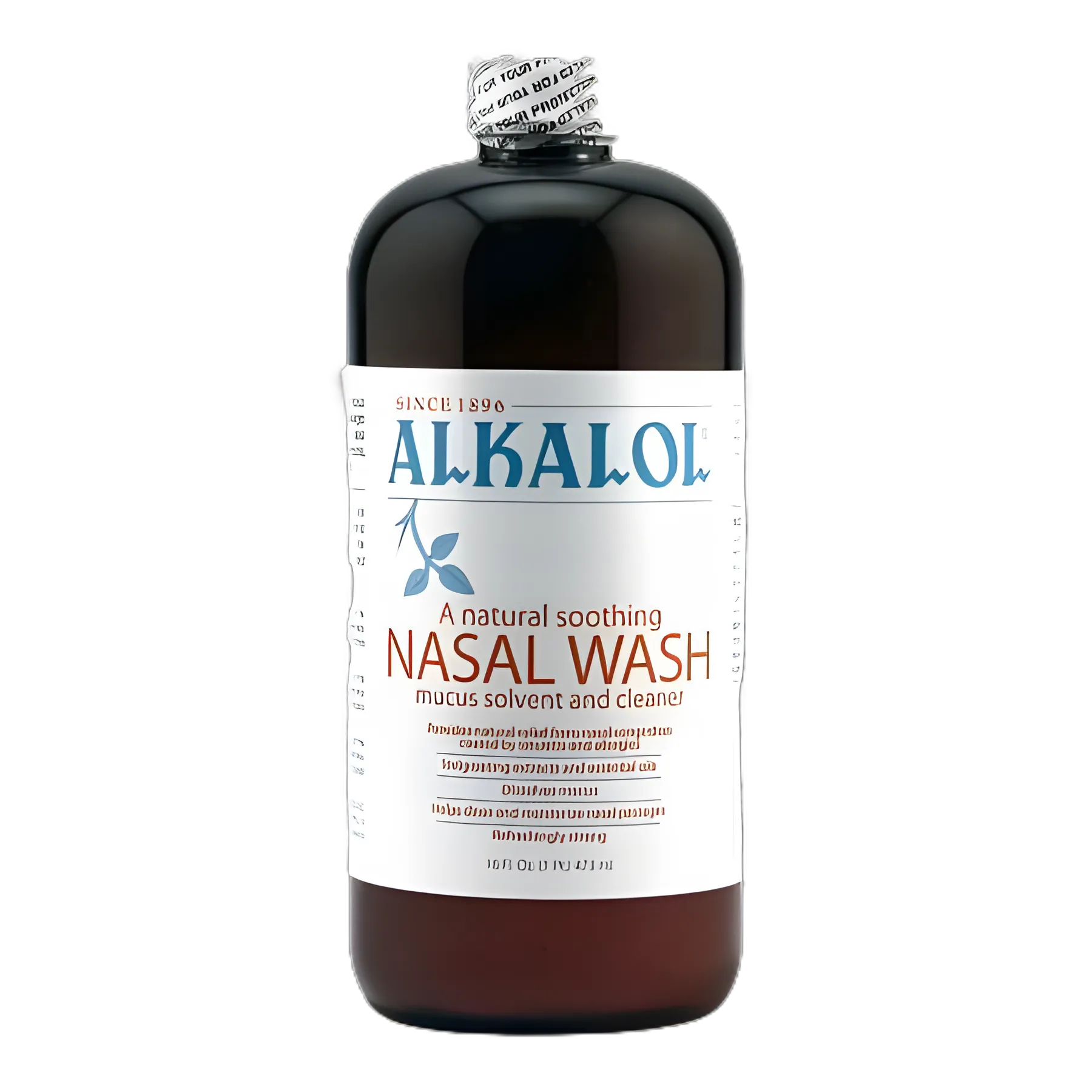 Mucus Solvent and Nasal Wash Alkalol® Liquid 16 oz.
