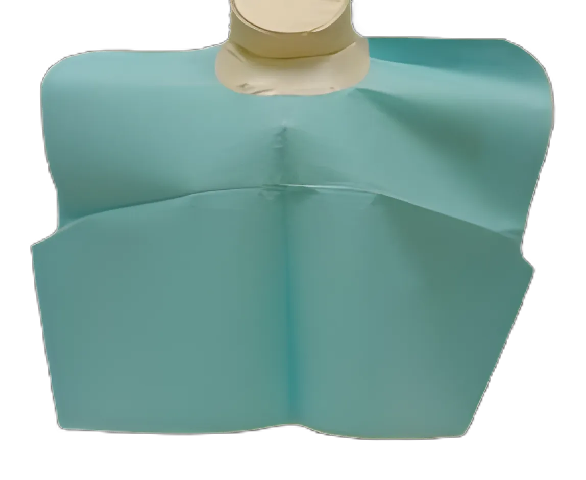 Exam Cape Tidi® Teal One Size Fits Most Front / Back Opening Without Closure Unisex