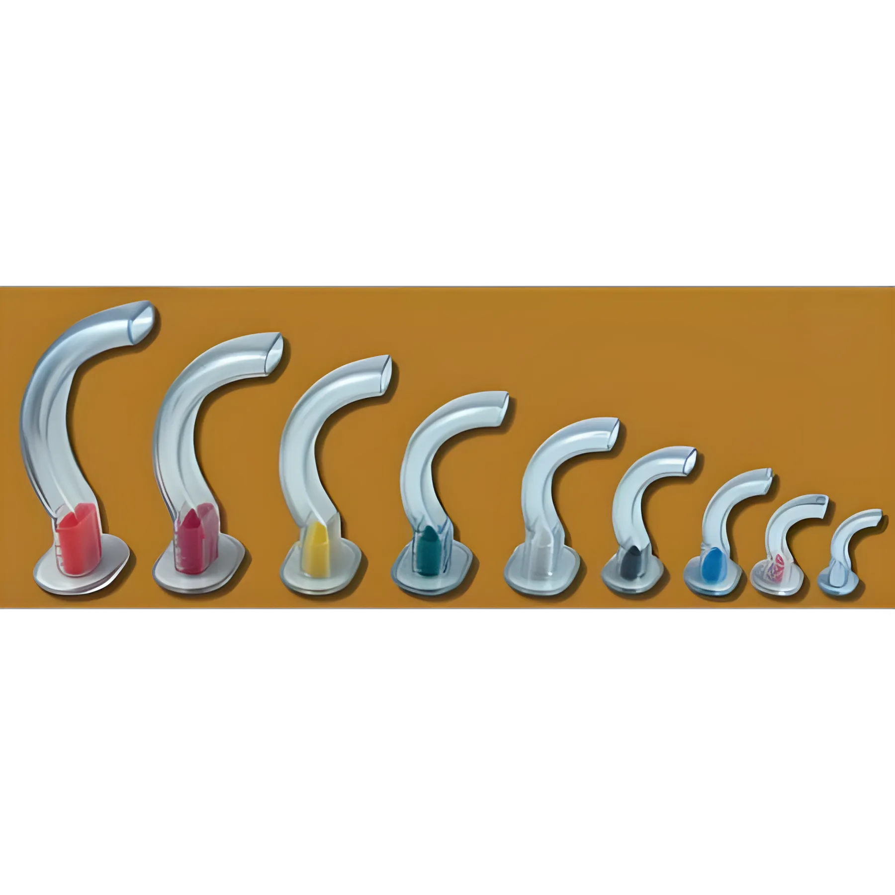 SunMed Guedel Oropharyngeal Airway, Pediatric Size 1, 60mm - 792-1-5010-01