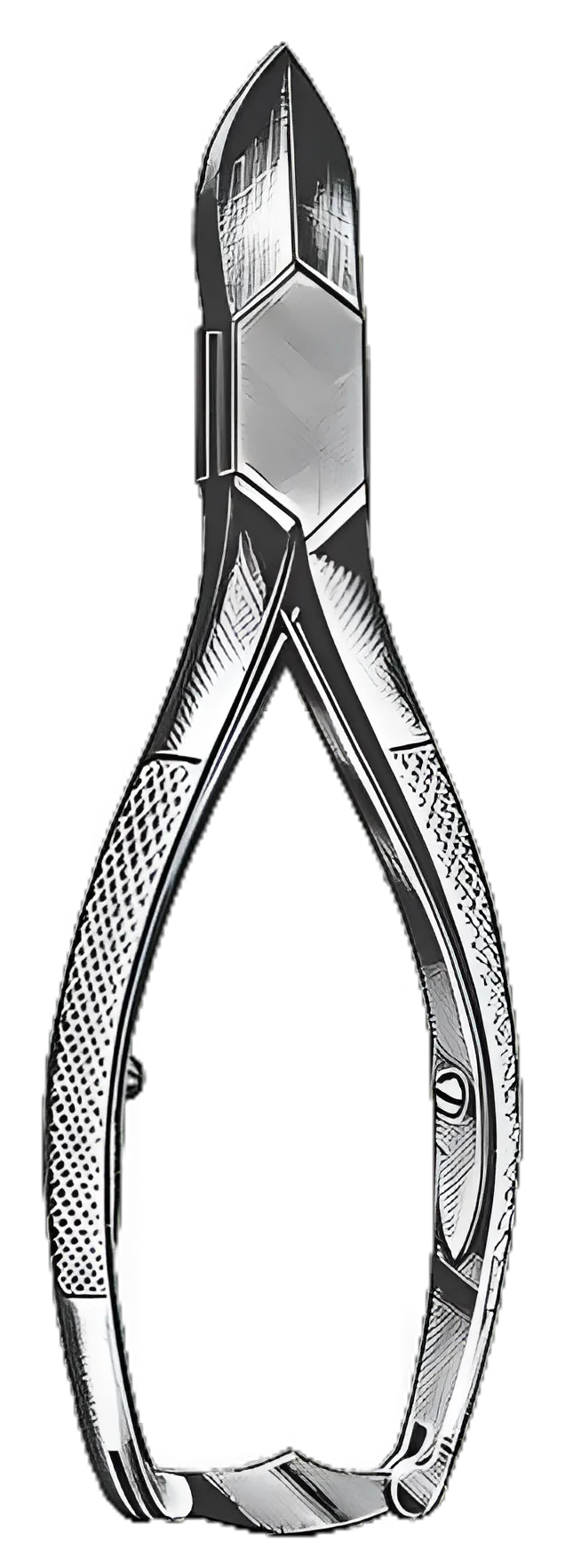 Nail Nipper BR Surgical Concave Jaw 5-1/2 Inch Length Stainless Steel - BR74-33614