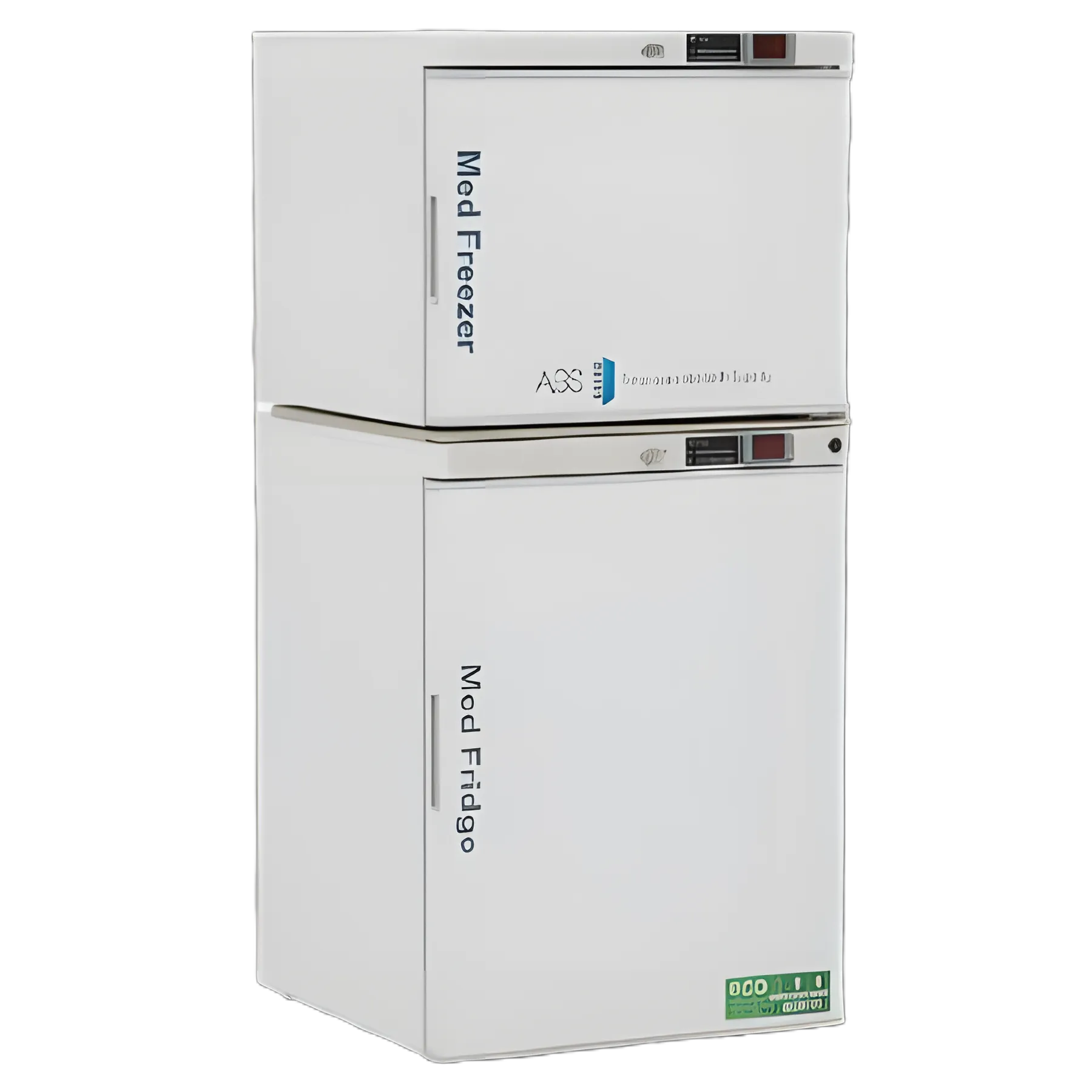 ABS® 6.3 cu.ft Laboratory Refrigerator/Freezer with Dual Solid Doors and Microprocessor Control