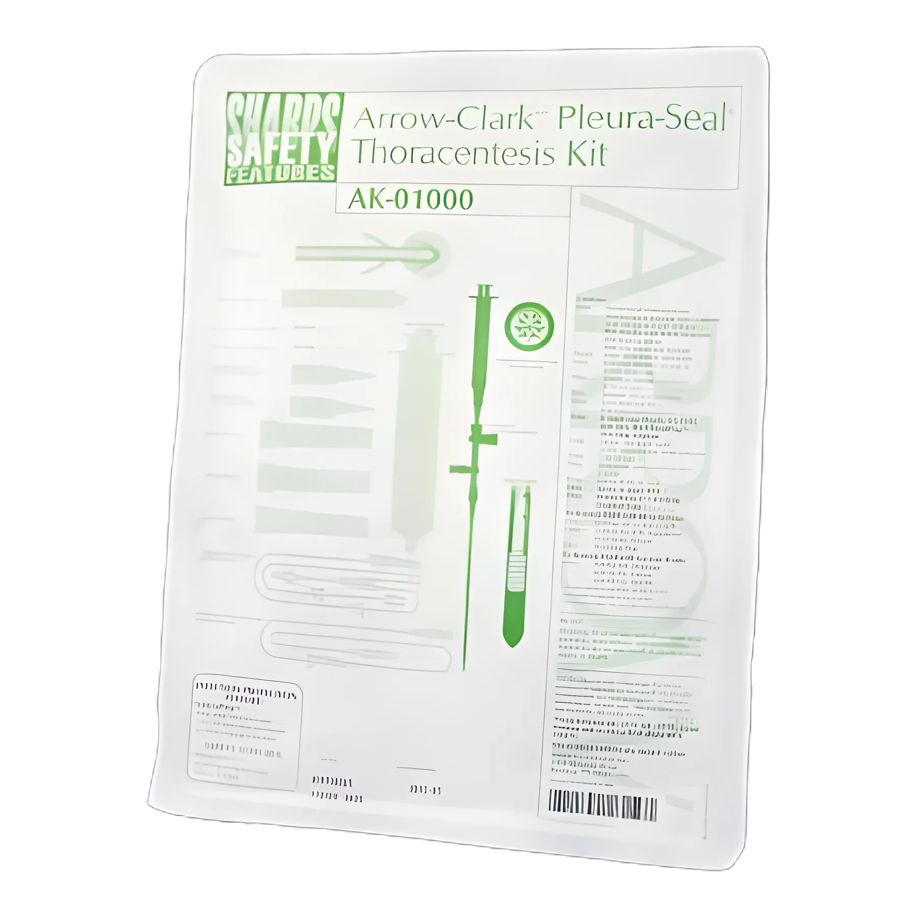 Centesis Tray Arrow-Clarke® Pleura-Seal® Pleura-Seal Sterile