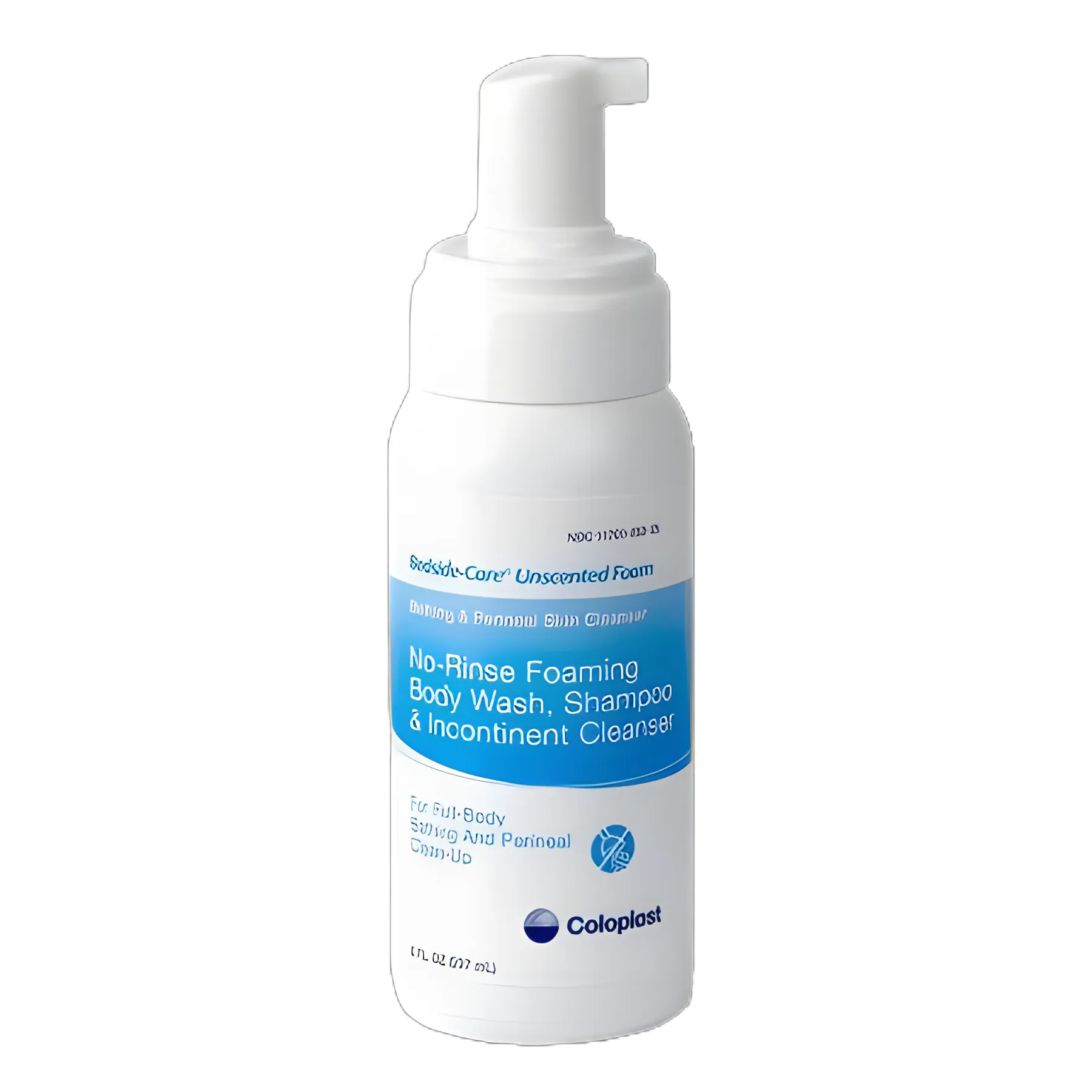 Bedside-Care Rinse-Free Shampoo and Body Wash, 8.1 oz. Pump Bottle, Unscented
