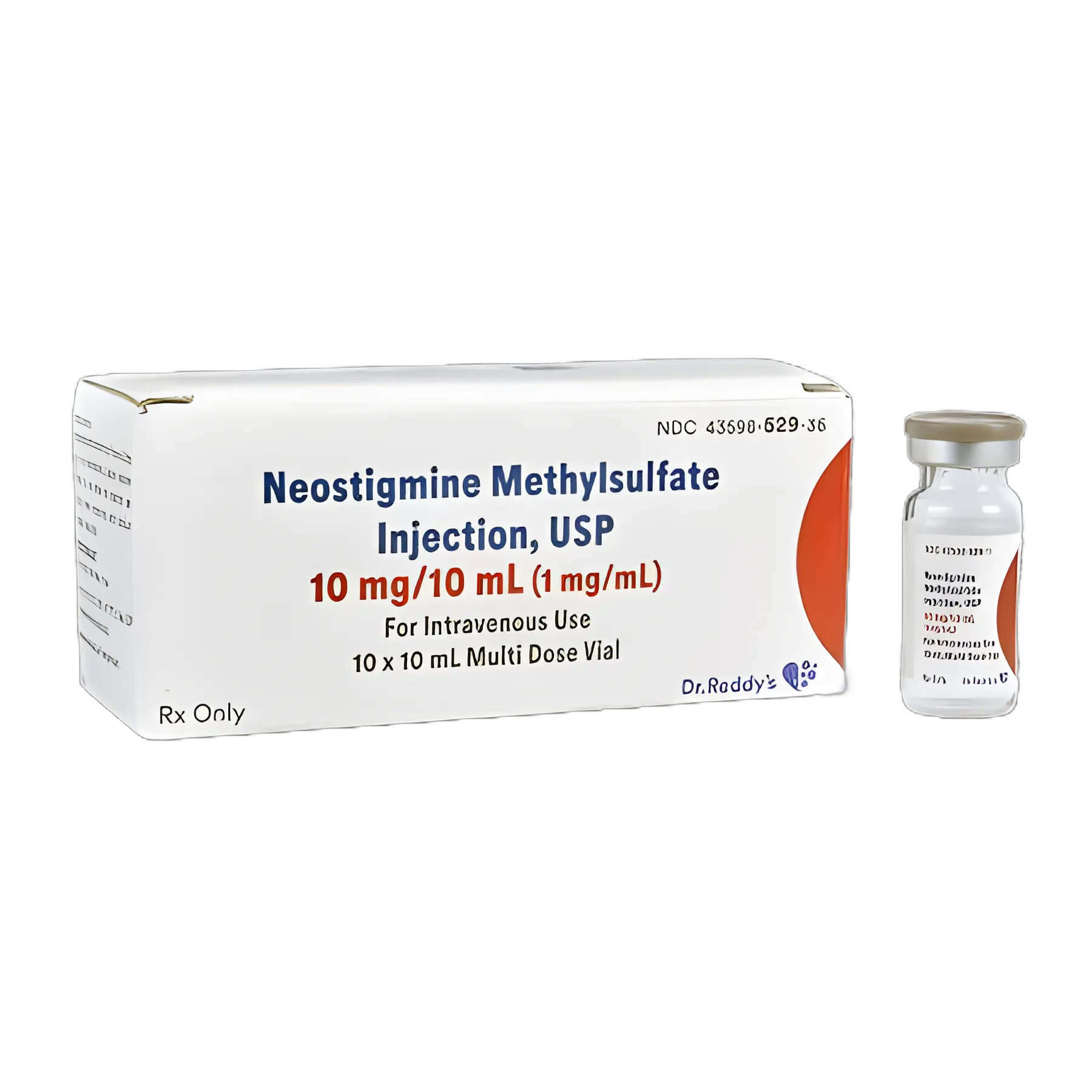 Neostigmine Methylsulfate 1 mg/mL Injection 10 mL Vial by Dr. Reddy's - Parasympathomimetic Treatment