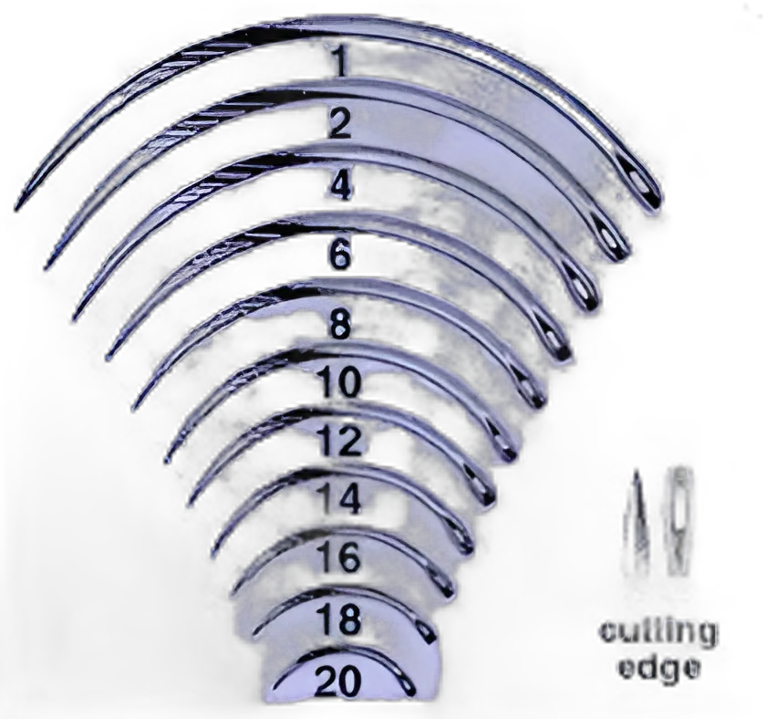 Reverse Cutting Suture Needle Anchor™ Regular Surgeon's Type Size 4 Needle Single Use