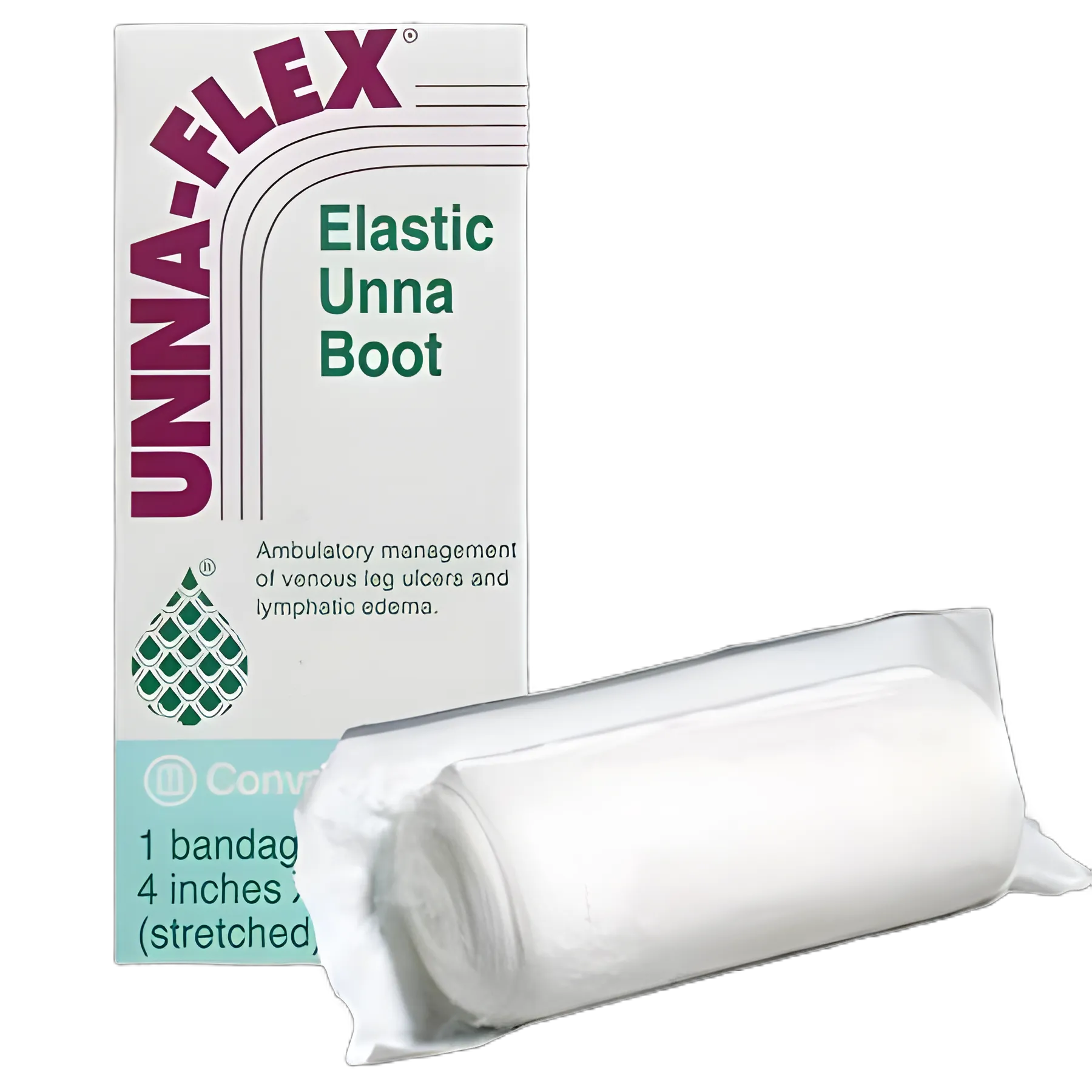 Unna Boot Stretch Unna-Flex® Zinc Oxide 4 Inch X 10 Yard - 650941