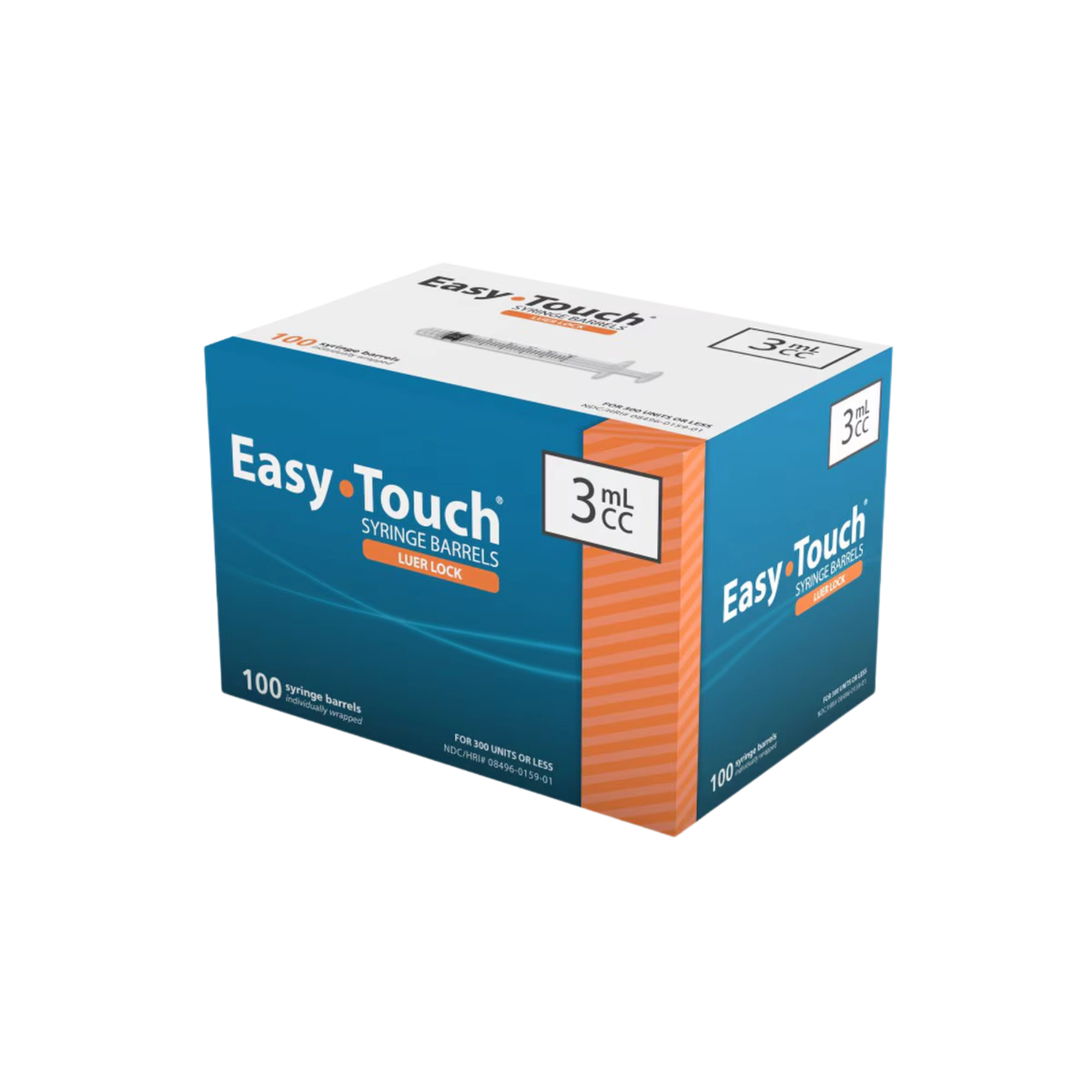 EasyTouch™ 3 mL Syringe Only with Luer Lock Tip