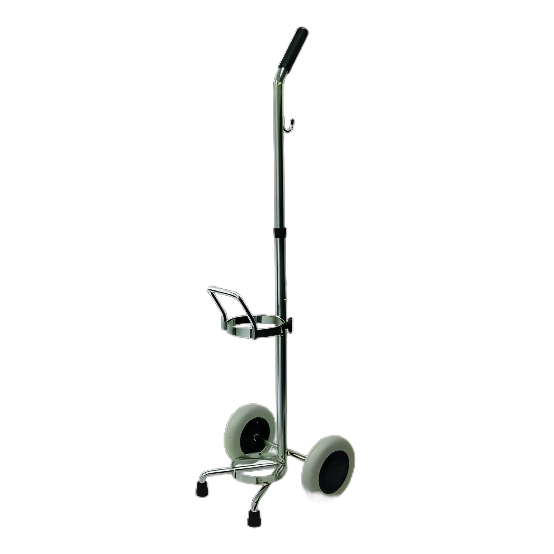 Oxygen Cart Chrome 10 X 12.5 X 40 Inch Silver