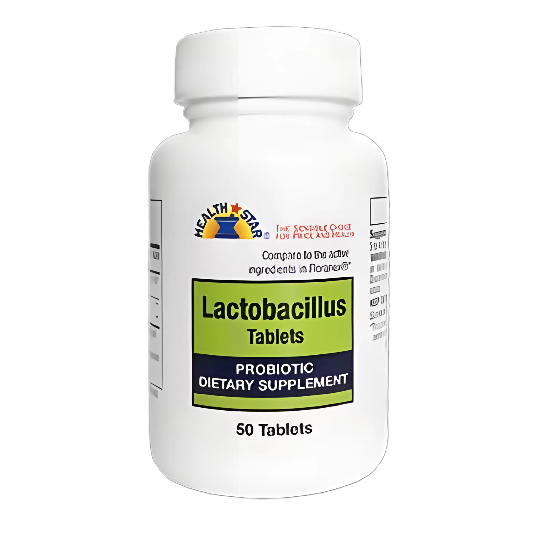 Health Star Probiotic Dietary Supplement for Infant Colic Relief - 50 Tablets