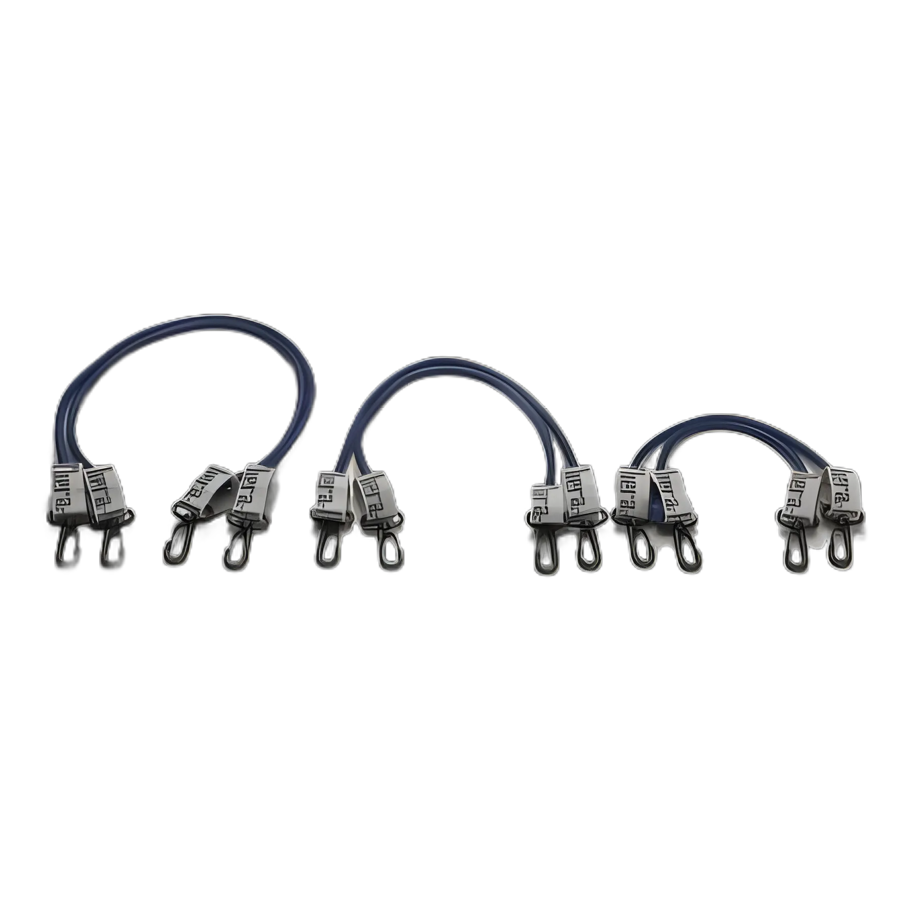 Exercise Resistance Tubing with Connectors TheraBand® Blue 18 Inch Length Heavy Resistance - 21651