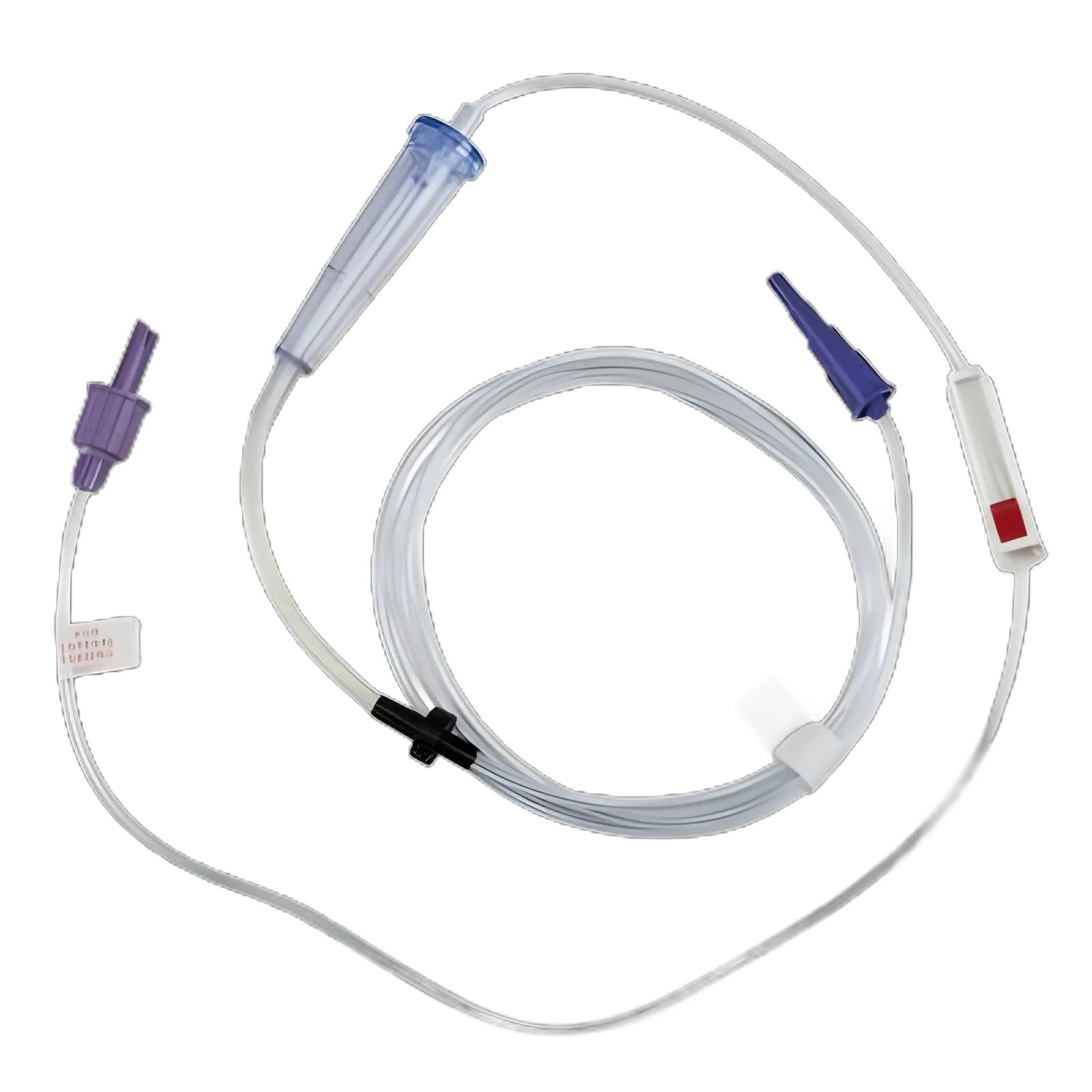 Enteral Feeding Pump Safety Screw Spike Set Kangaroo™ 924 PVC NonSterile