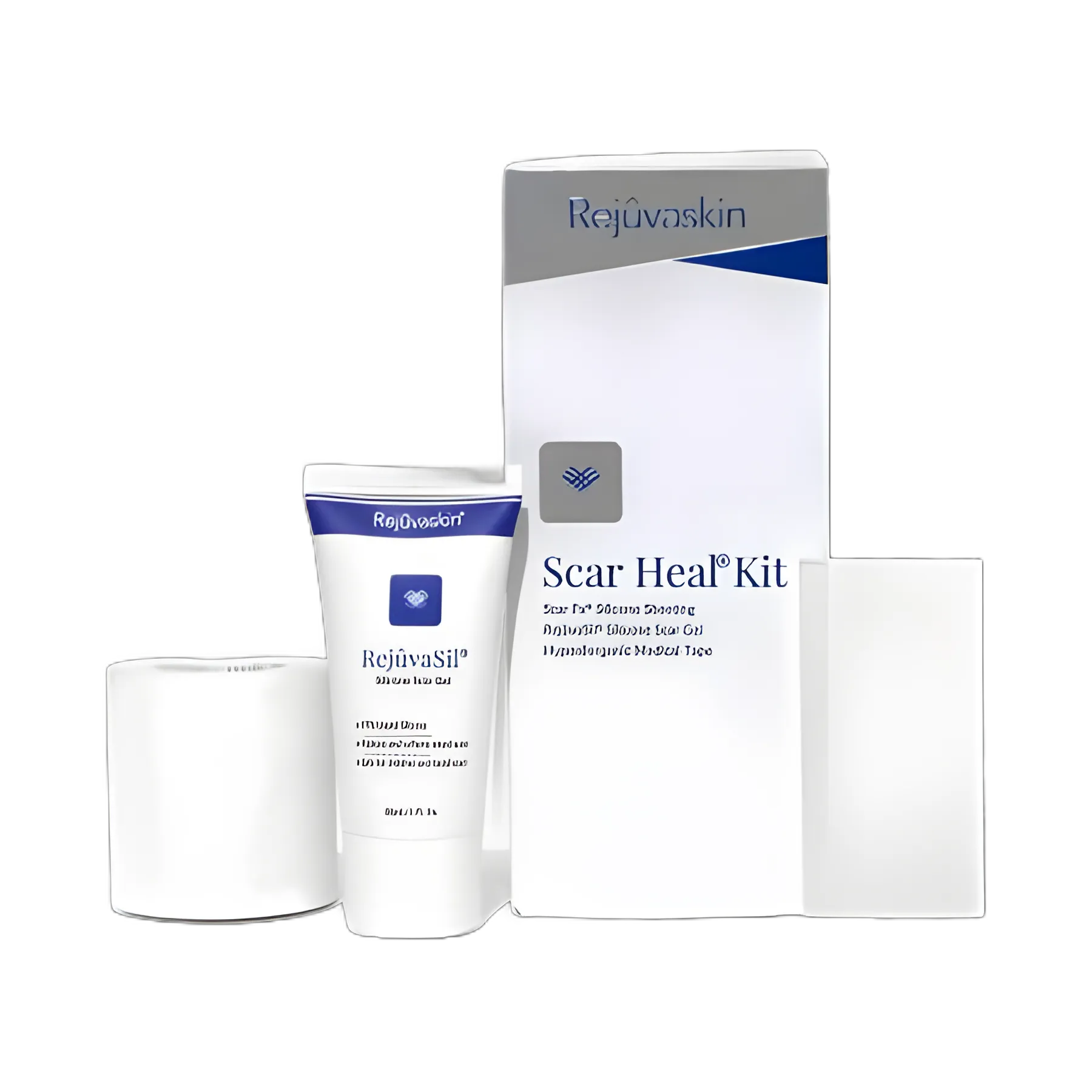 Rejuvaskin Scar Heal Scar Management Kit - 1x3x5 Inch Silicone Gel Strip for Advanced Scar Therapy