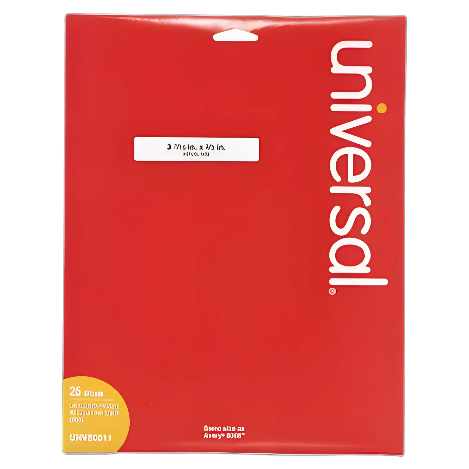 Universal Self-Adhesive Permanent File Folder Labels, 0.66 x 3.44, White