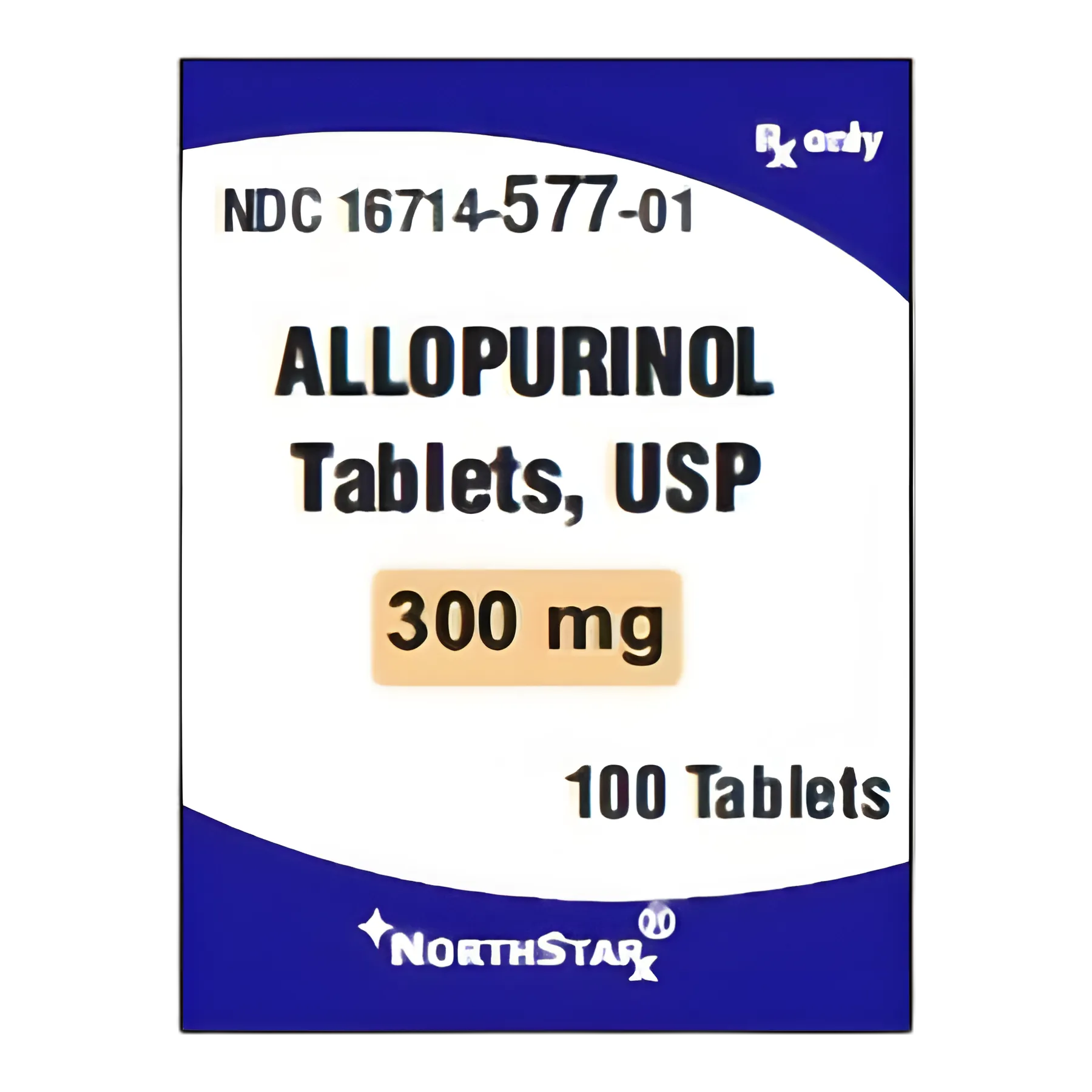 Allopurinol 300 mg Bottle 100 Tablets - 16714057701