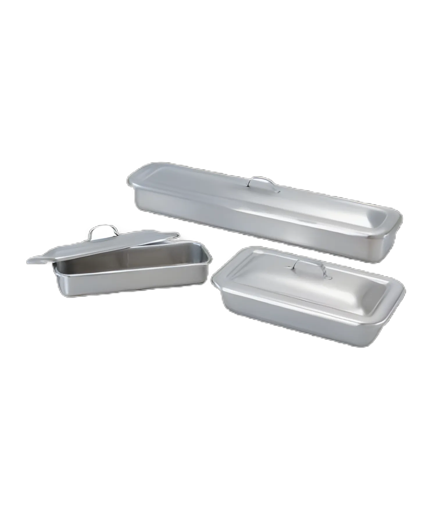 Instrument Tray Catheter Stainless Steel 2 X 5 X 9 Inch