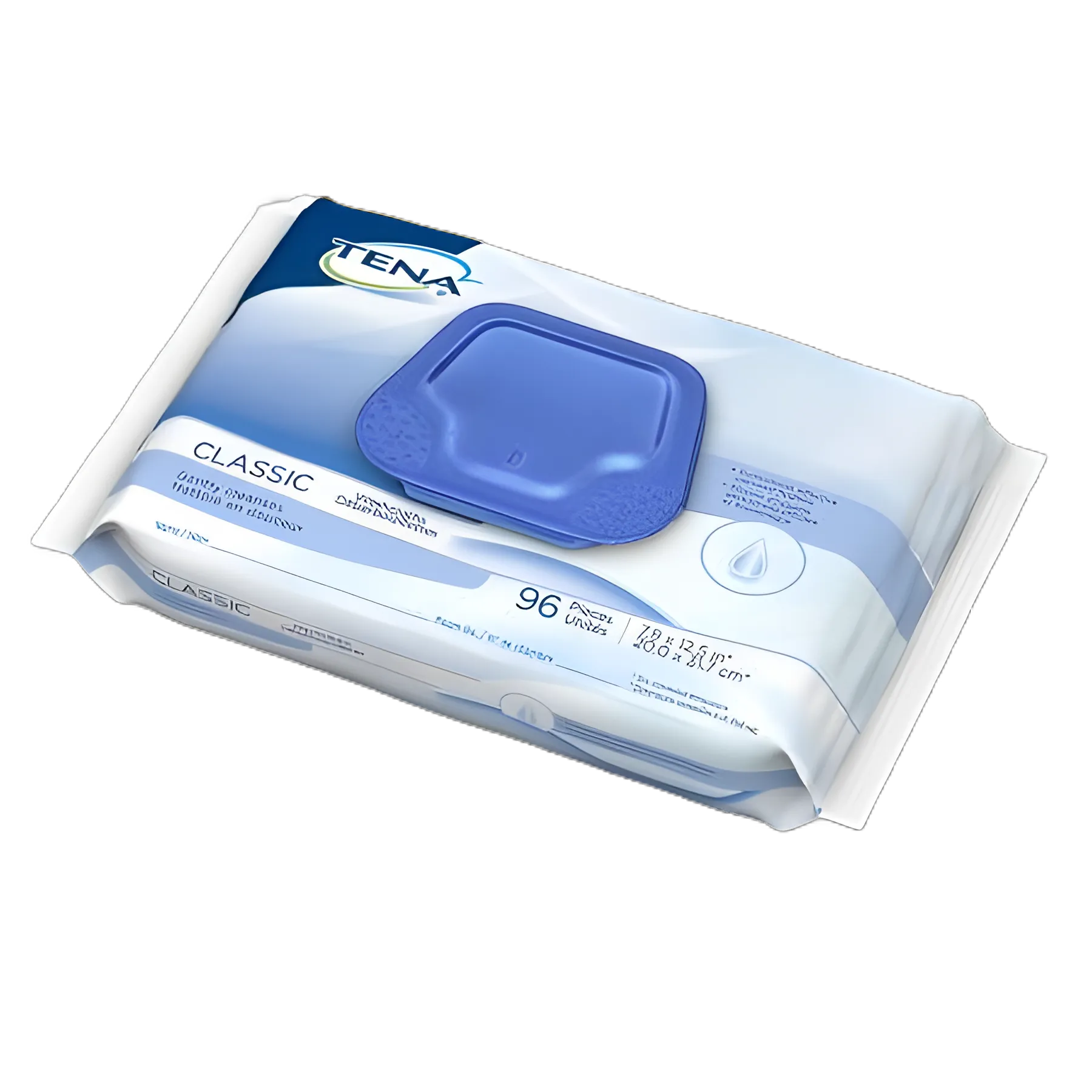 TENA ProSkin Classic Personal Cleansing Wipes, Scented, Aloe & Vitamin E, 96 Ct