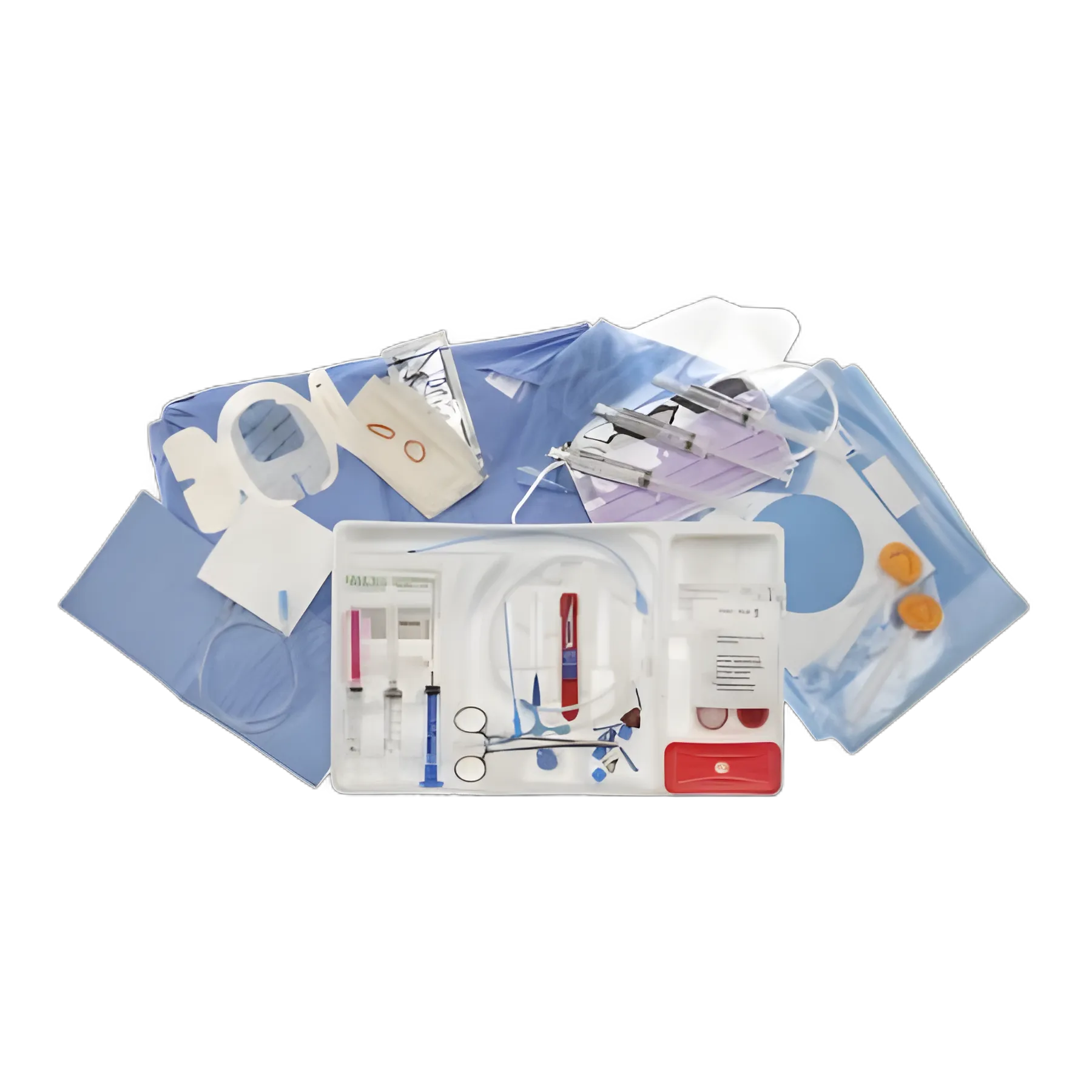 Pressure Injectable Central Venous Catheter Arrowg+ard Blue Plus® Straight Open Tip 7 Fr. Triple Lumen